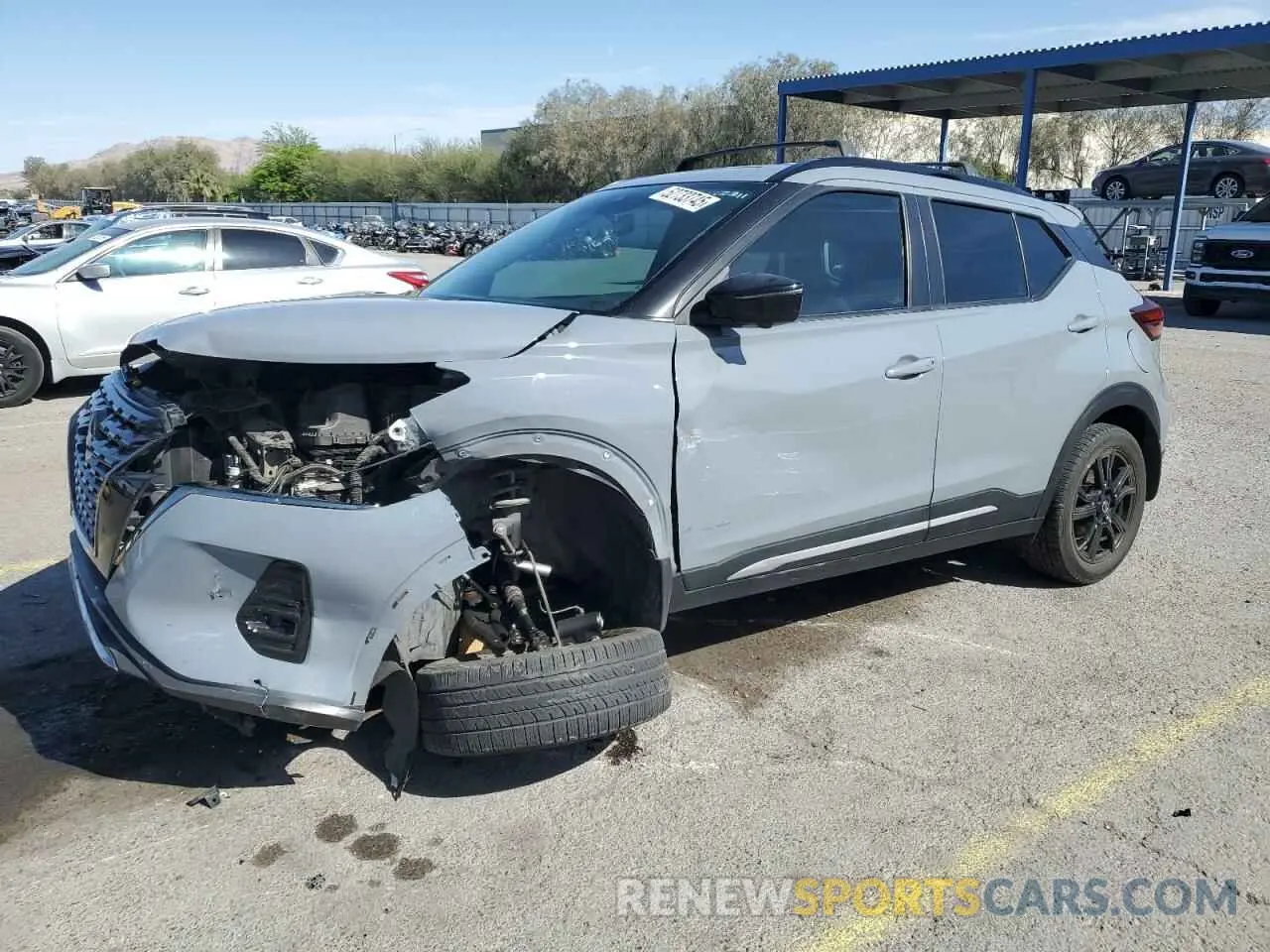 1 Photograph of a damaged car 3N1CP5DV9ML501766 NISSAN KICKS 2021