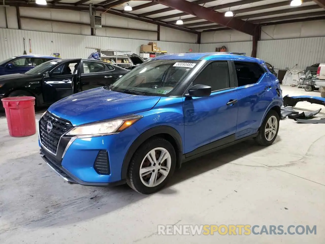 1 Photograph of a damaged car 3N1CP5BV0NL518203 NISSAN KICKS 2022