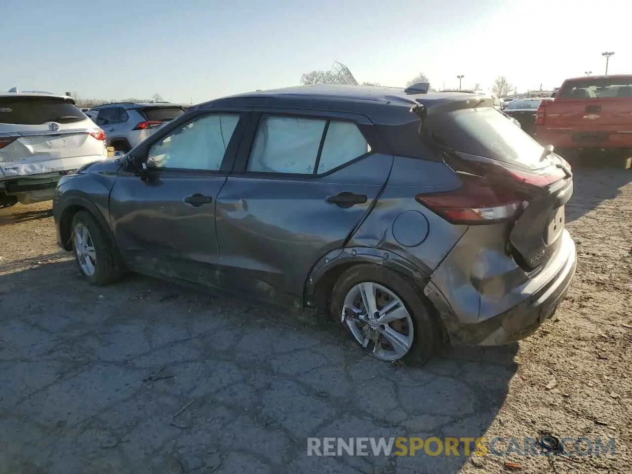 2 Photograph of a damaged car 3N1CP5BV1NL484000 NISSAN KICKS 2022