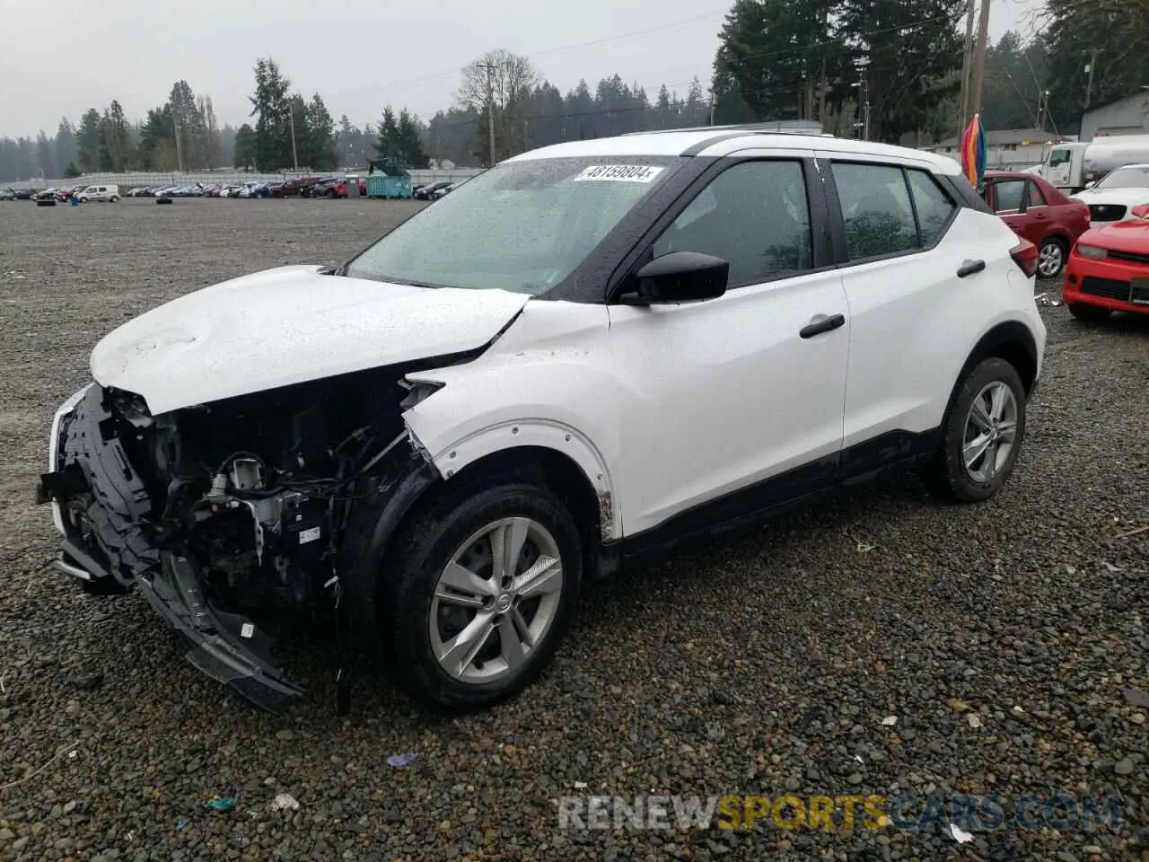 1 Photograph of a damaged car 3N1CP5BV1NL506643 NISSAN KICKS 2022