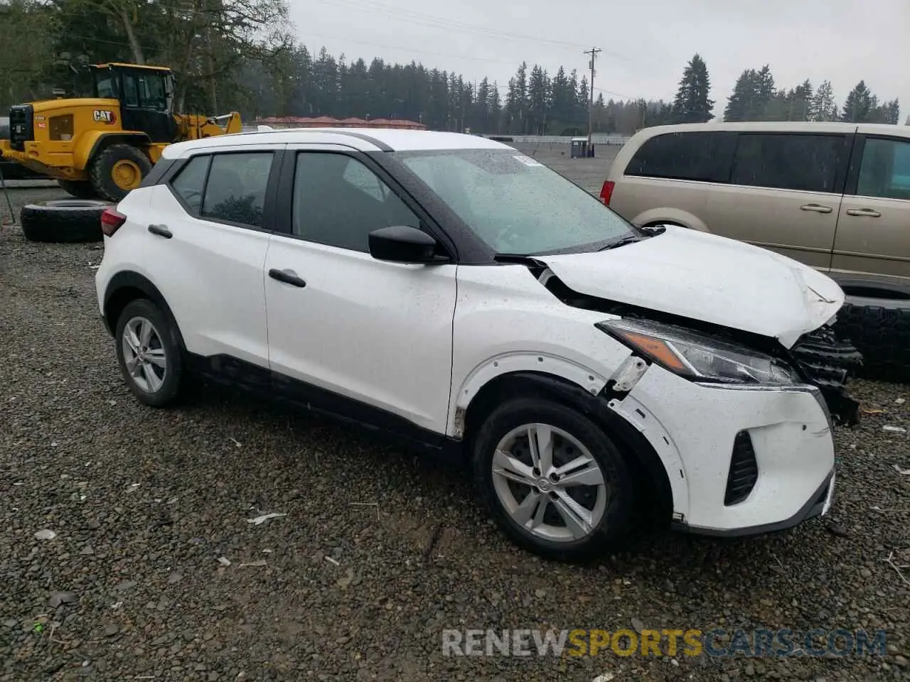 4 Photograph of a damaged car 3N1CP5BV1NL506643 NISSAN KICKS 2022