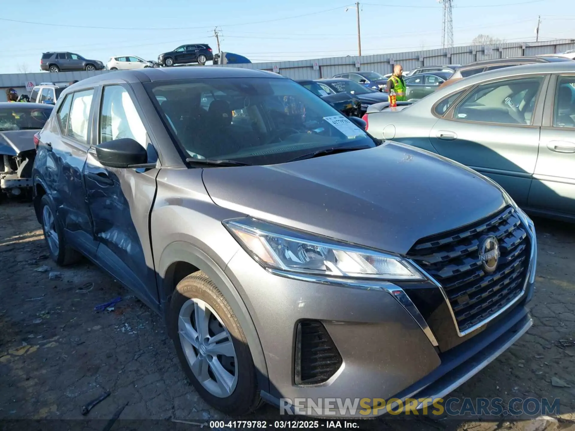 1 Photograph of a damaged car 3N1CP5BV2NL475905 NISSAN KICKS 2022