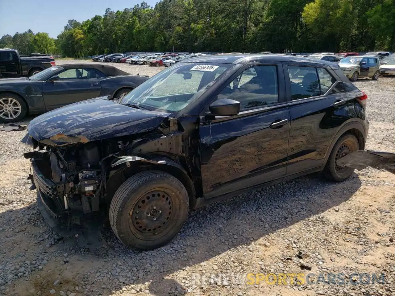 1 Photograph of a damaged car 3N1CP5BV3NL491952 NISSAN KICKS 2022