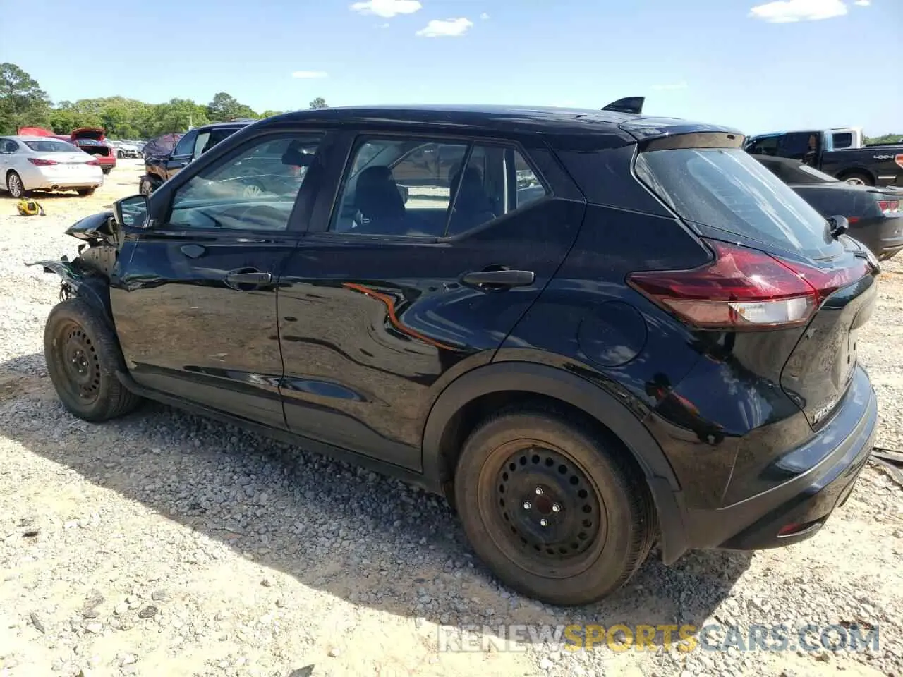 2 Photograph of a damaged car 3N1CP5BV3NL491952 NISSAN KICKS 2022