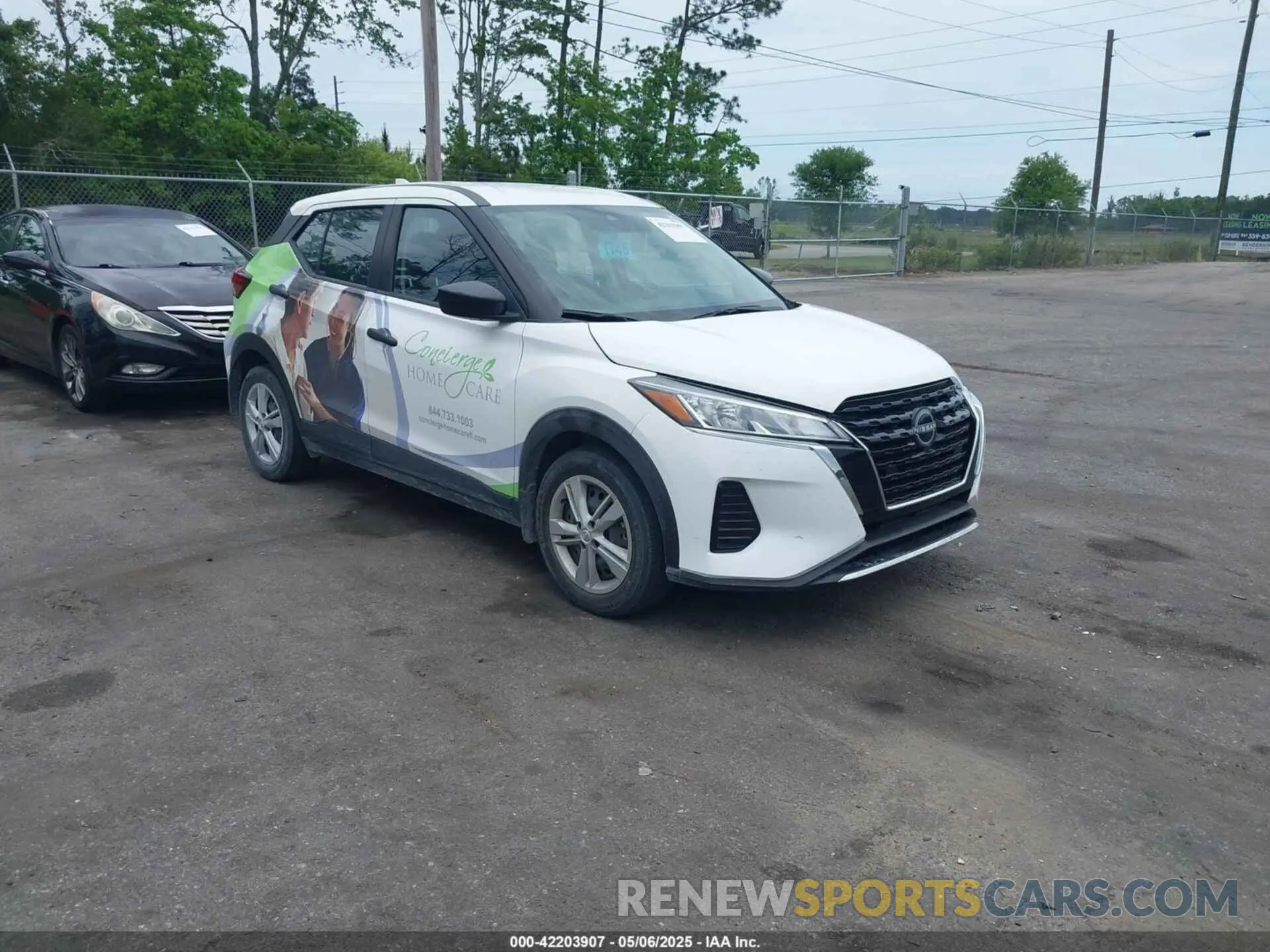 1 Photograph of a damaged car 3N1CP5BV3NL503498 NISSAN KICKS 2022