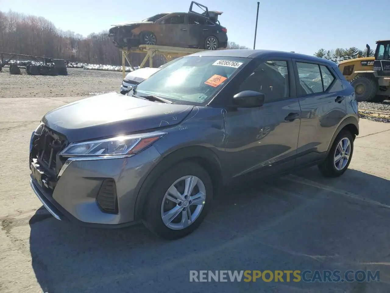 1 Photograph of a damaged car 3N1CP5BV3NL503680 NISSAN KICKS 2022