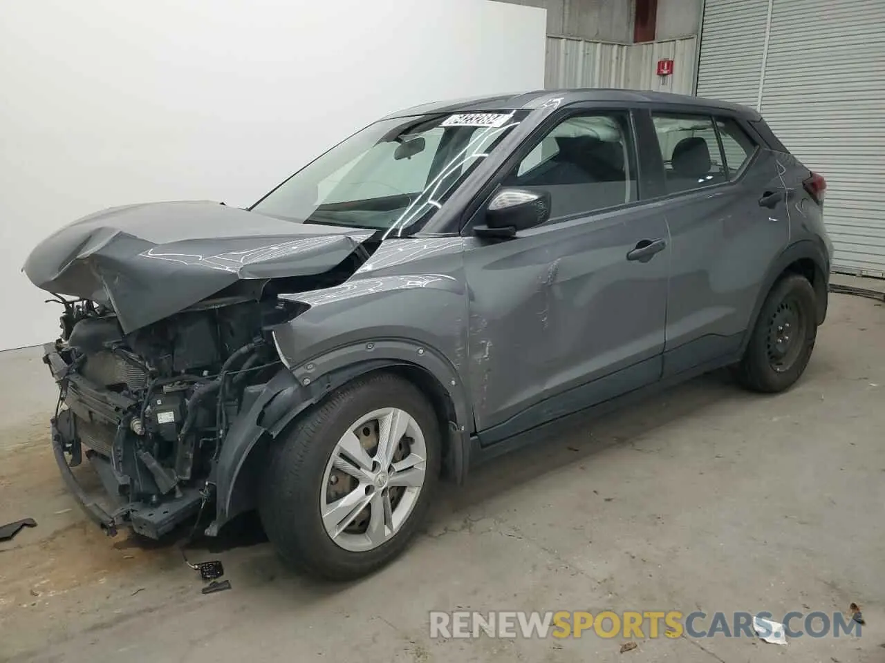 1 Photograph of a damaged car 3N1CP5BV4NL513649 NISSAN KICKS 2022