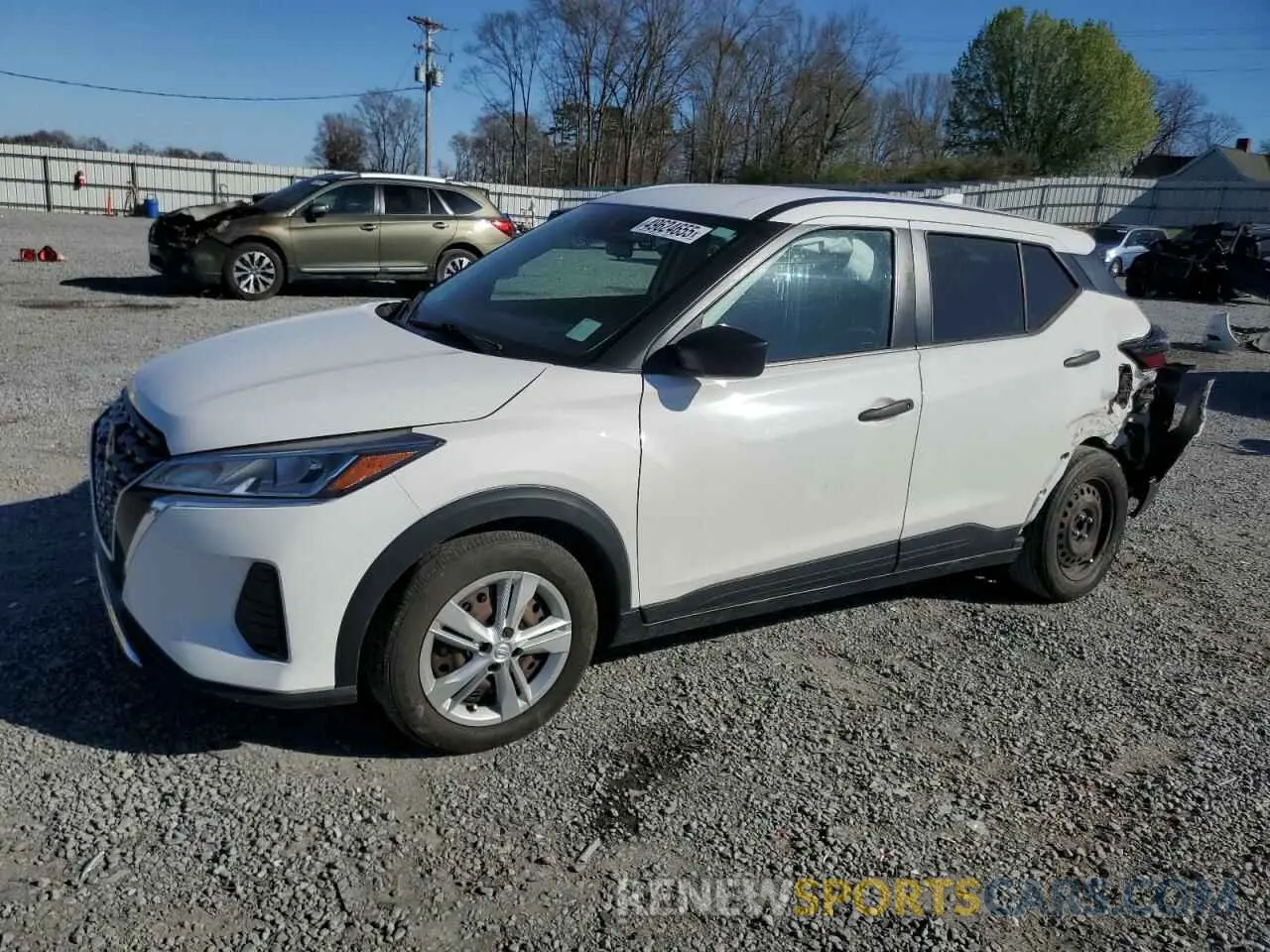 1 Photograph of a damaged car 3N1CP5BV5NL524353 NISSAN KICKS 2022