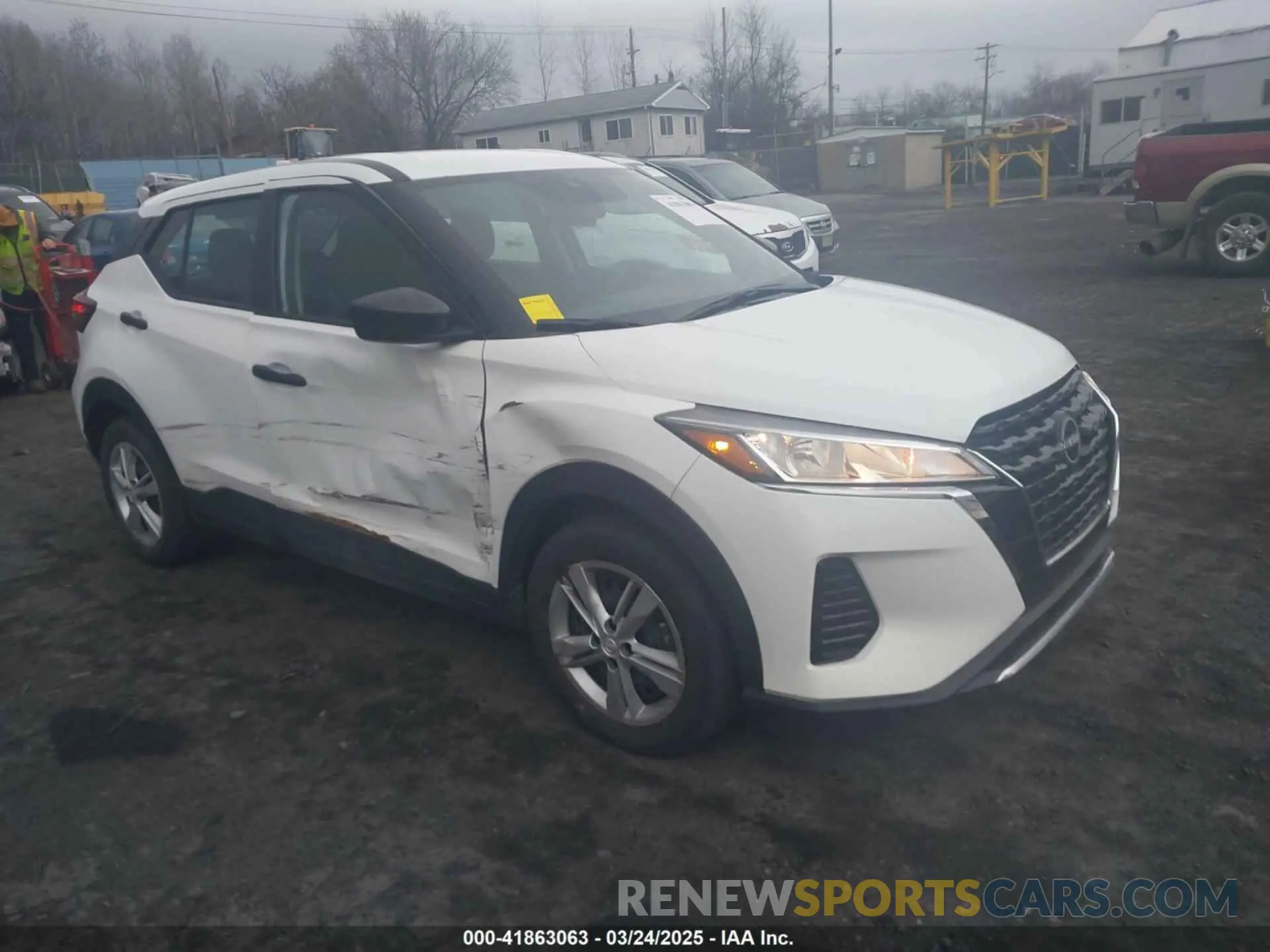 1 Photograph of a damaged car 3N1CP5BV5NL528712 NISSAN KICKS 2022