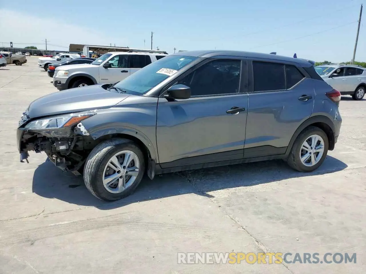 1 Photograph of a damaged car 3N1CP5BV6NL475308 NISSAN KICKS 2022