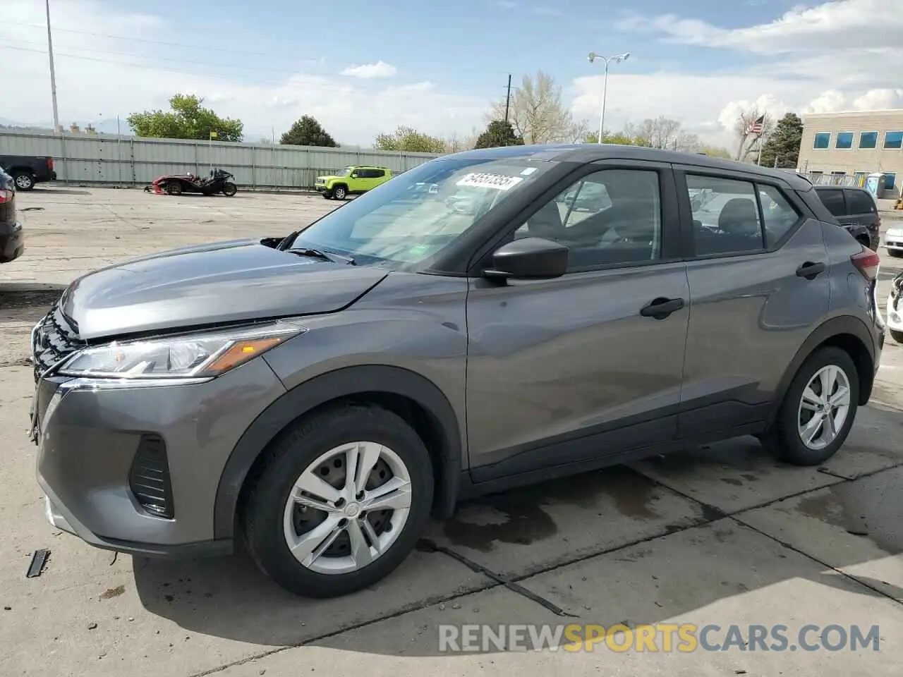 1 Photograph of a damaged car 3N1CP5BV6NL483232 NISSAN KICKS 2022