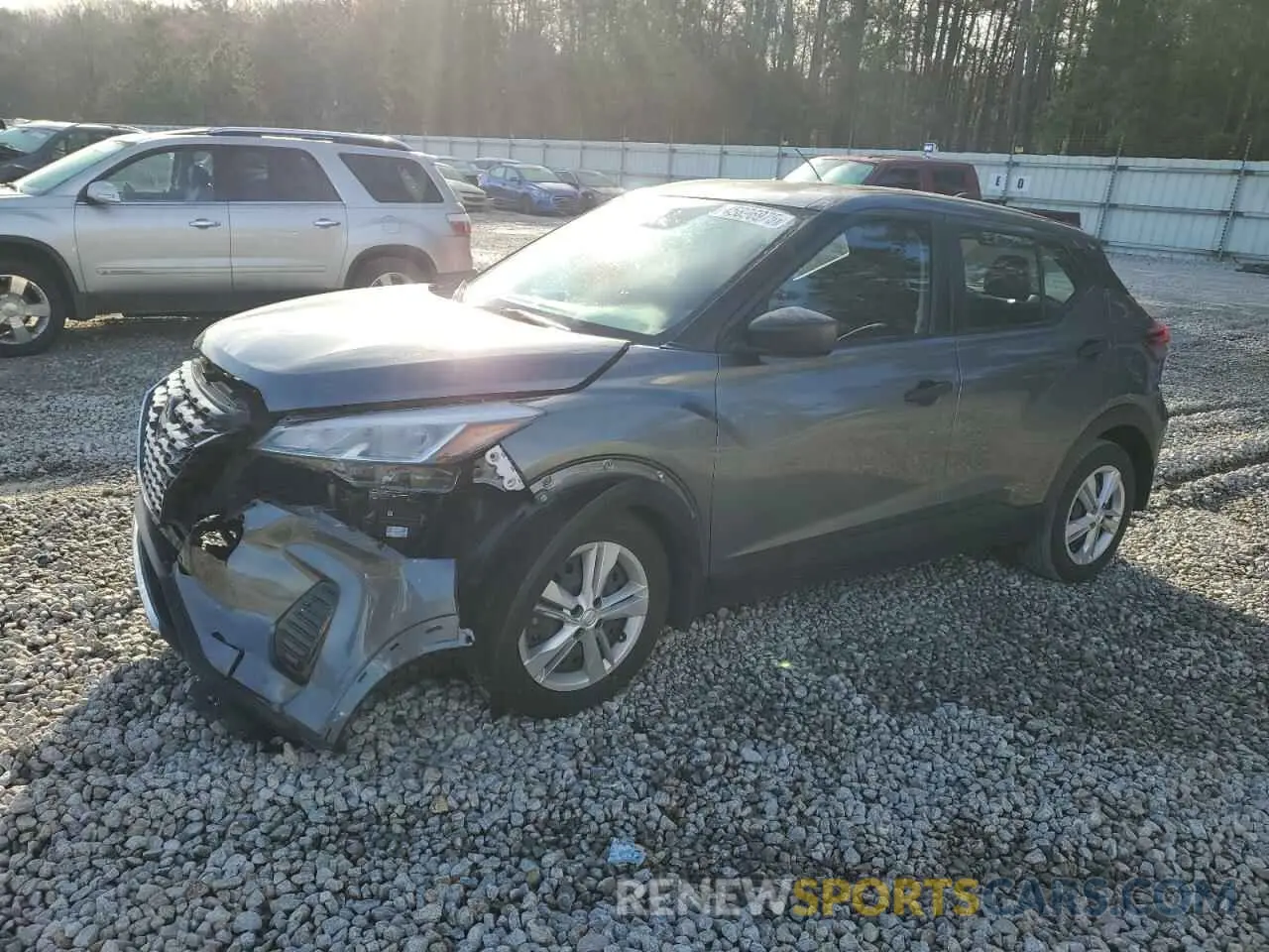 1 Photograph of a damaged car 3N1CP5BV7NL480193 NISSAN KICKS 2022
