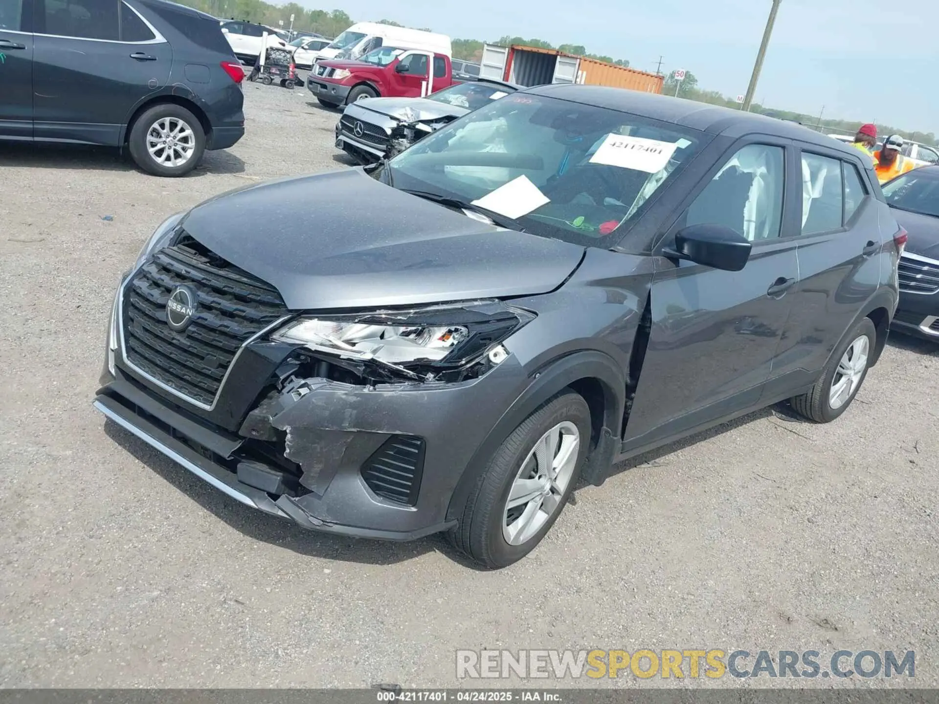 2 Photograph of a damaged car 3N1CP5BV7NL506159 NISSAN KICKS 2022