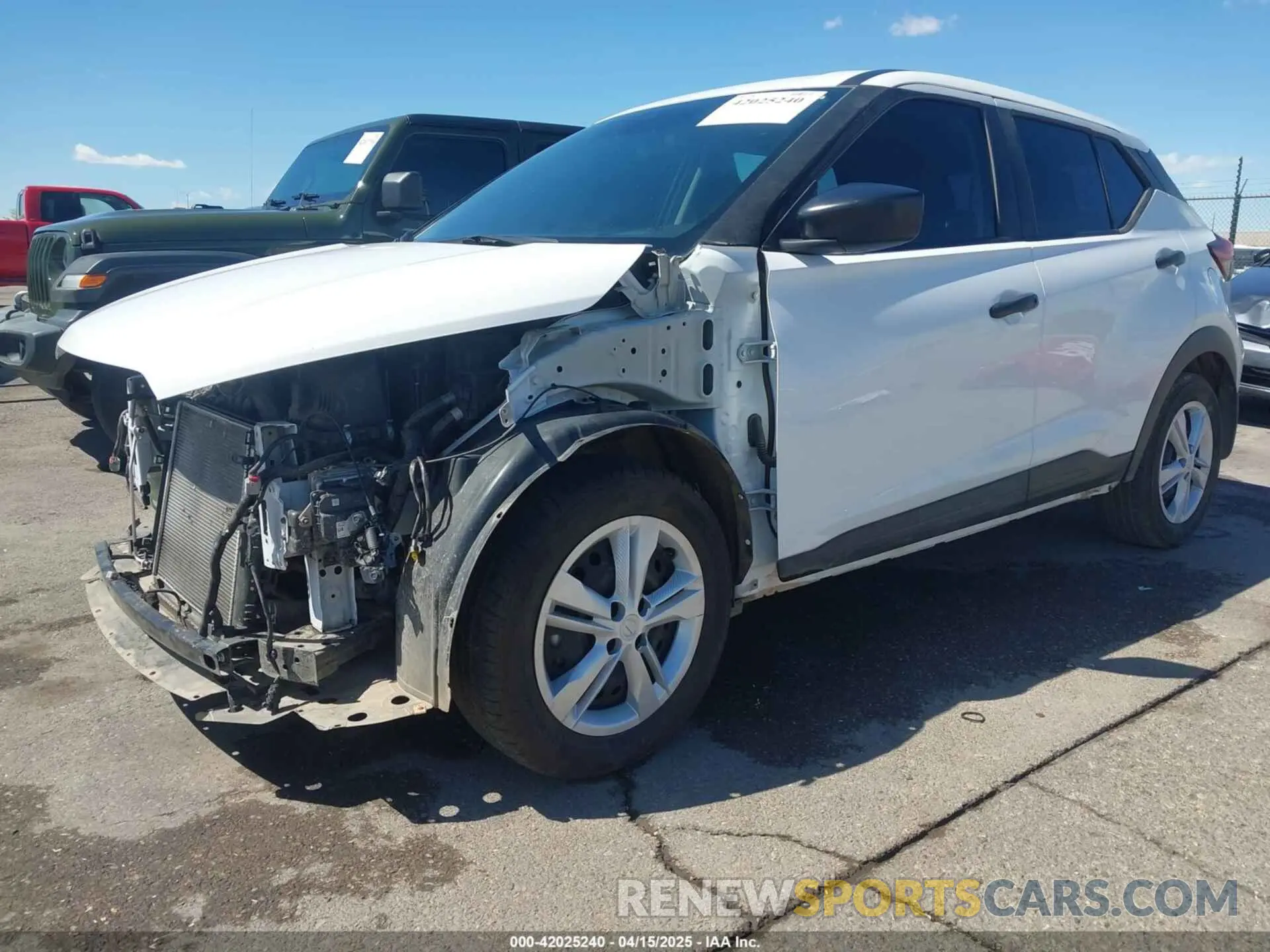 2 Photograph of a damaged car 3N1CP5BV7NL511927 NISSAN KICKS 2022