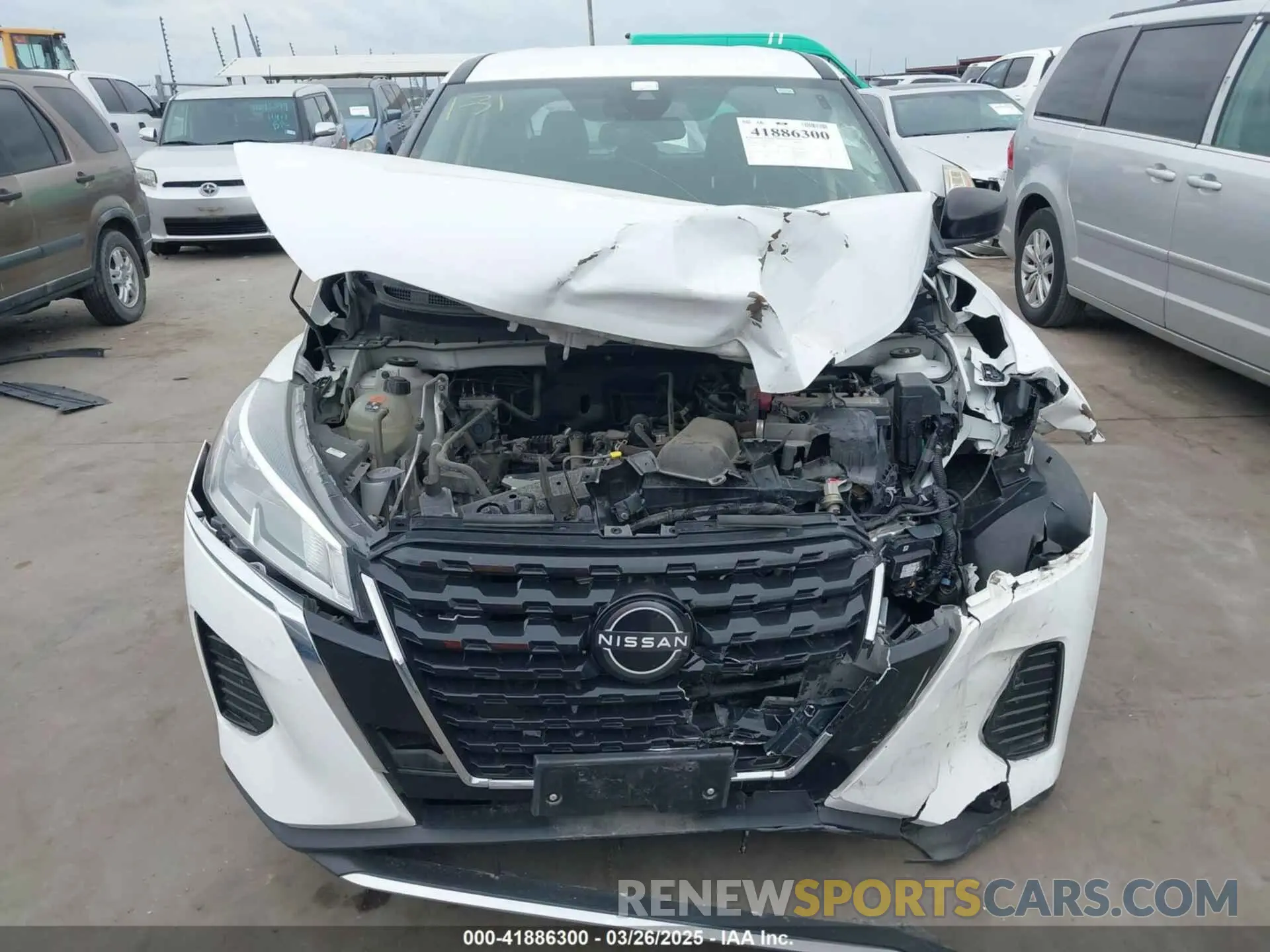 6 Photograph of a damaged car 3N1CP5BV7NL524872 NISSAN KICKS 2022