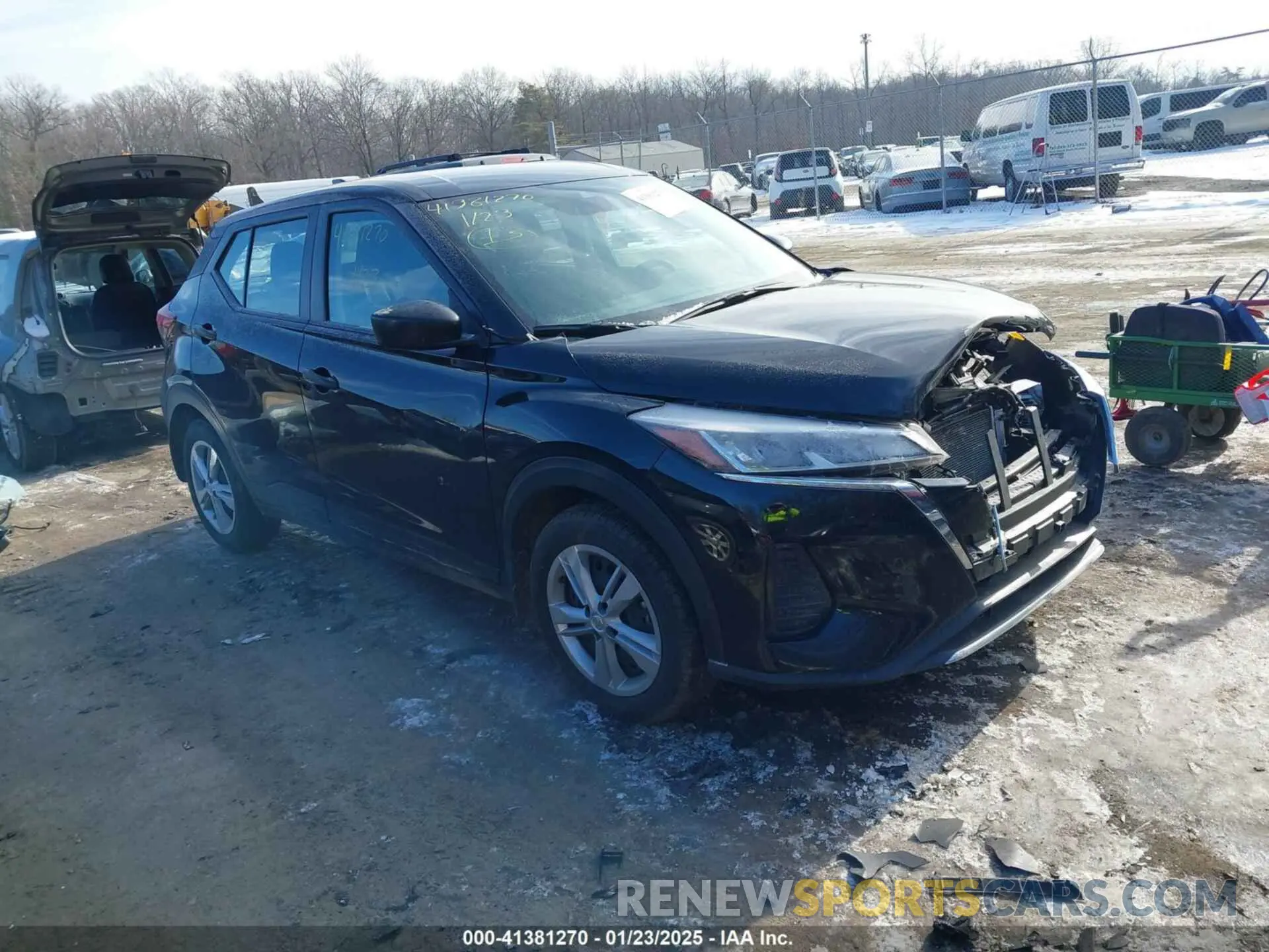 1 Photograph of a damaged car 3N1CP5BV8NL478047 NISSAN KICKS 2022