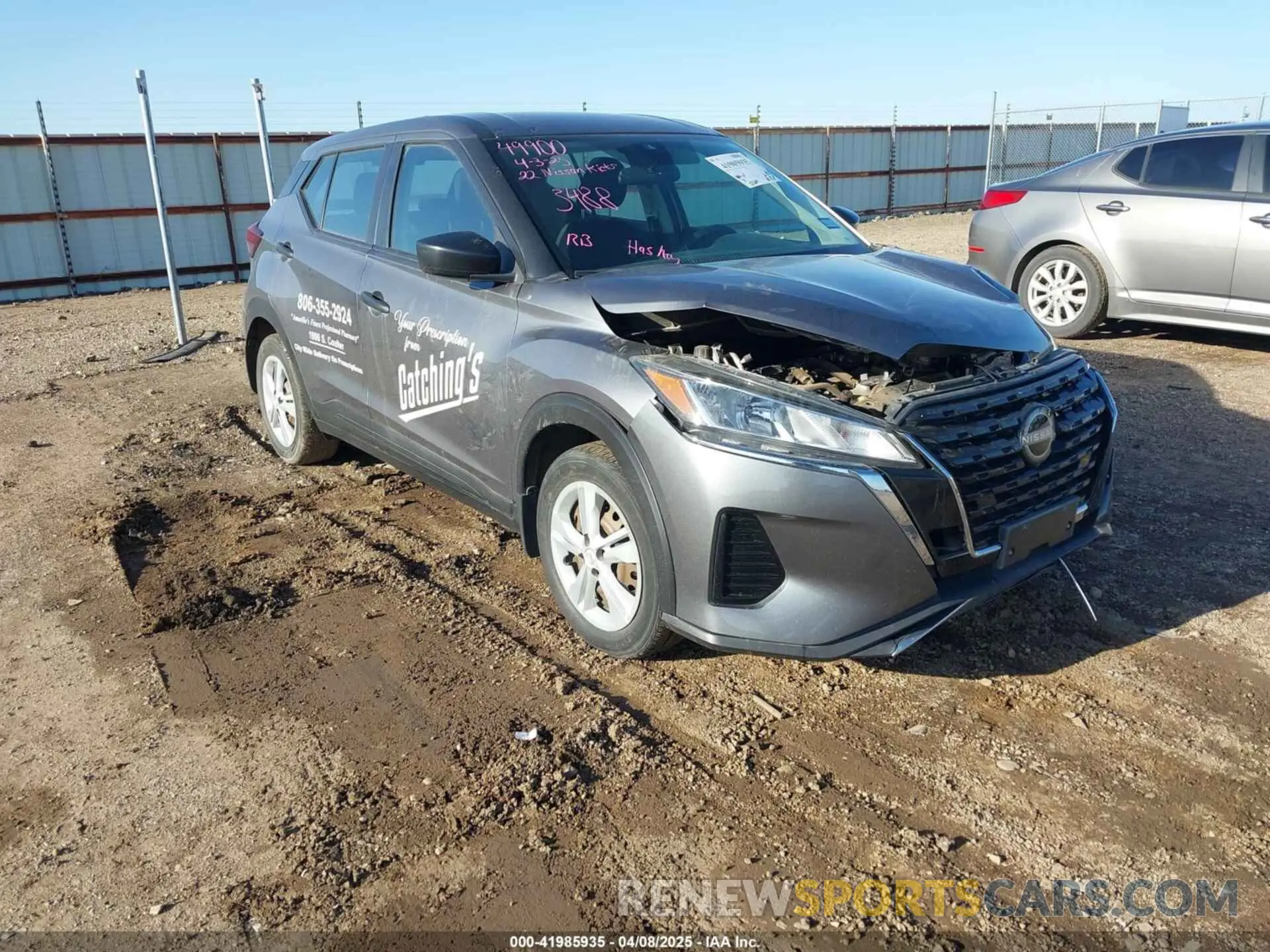 1 Photograph of a damaged car 3N1CP5BV8NL483488 NISSAN KICKS 2022