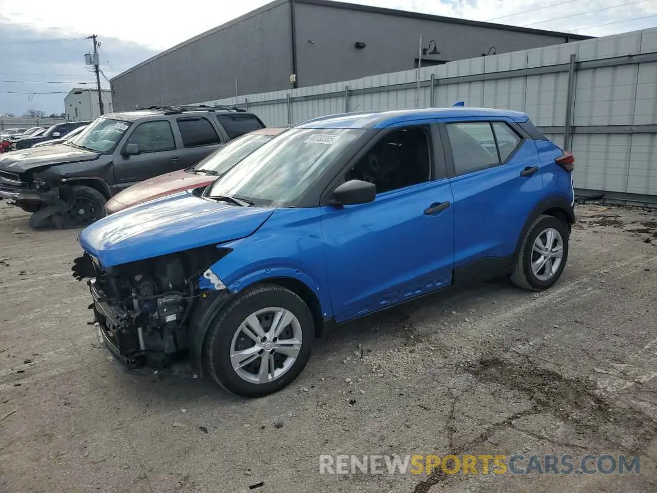 1 Photograph of a damaged car 3N1CP5BV8NL512844 NISSAN KICKS 2022