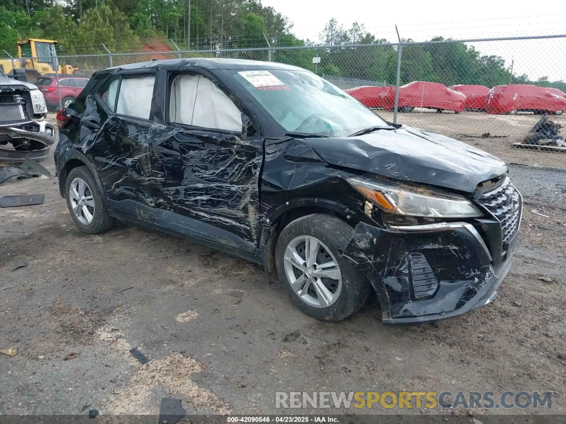 1 Photograph of a damaged car 3N1CP5BV8NL520412 NISSAN KICKS 2022