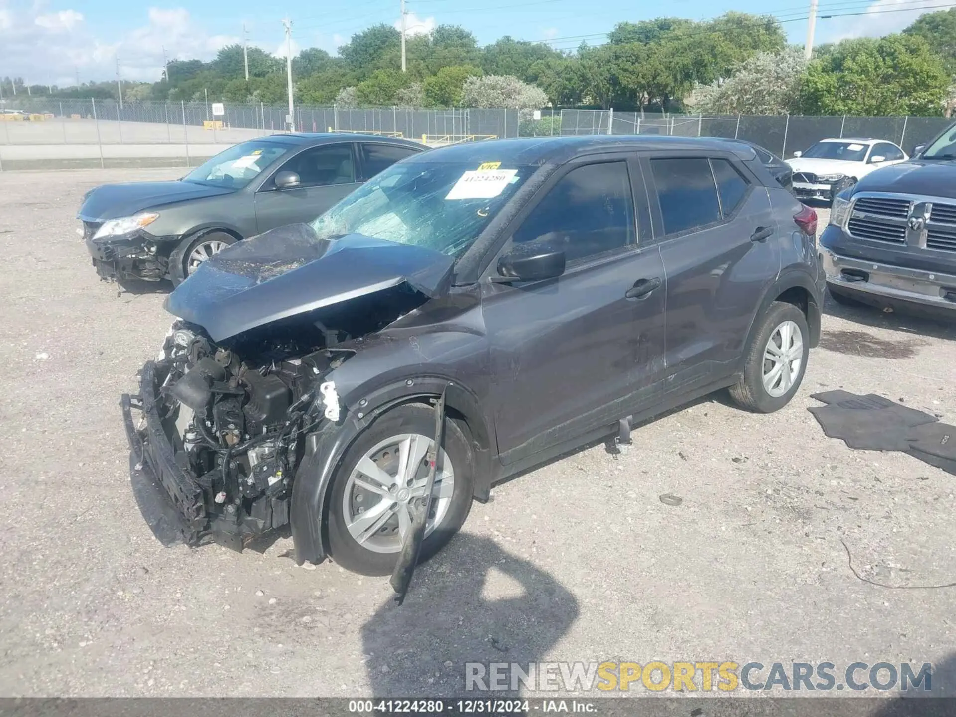 2 Photograph of a damaged car 3N1CP5BV9NL494192 NISSAN KICKS 2022