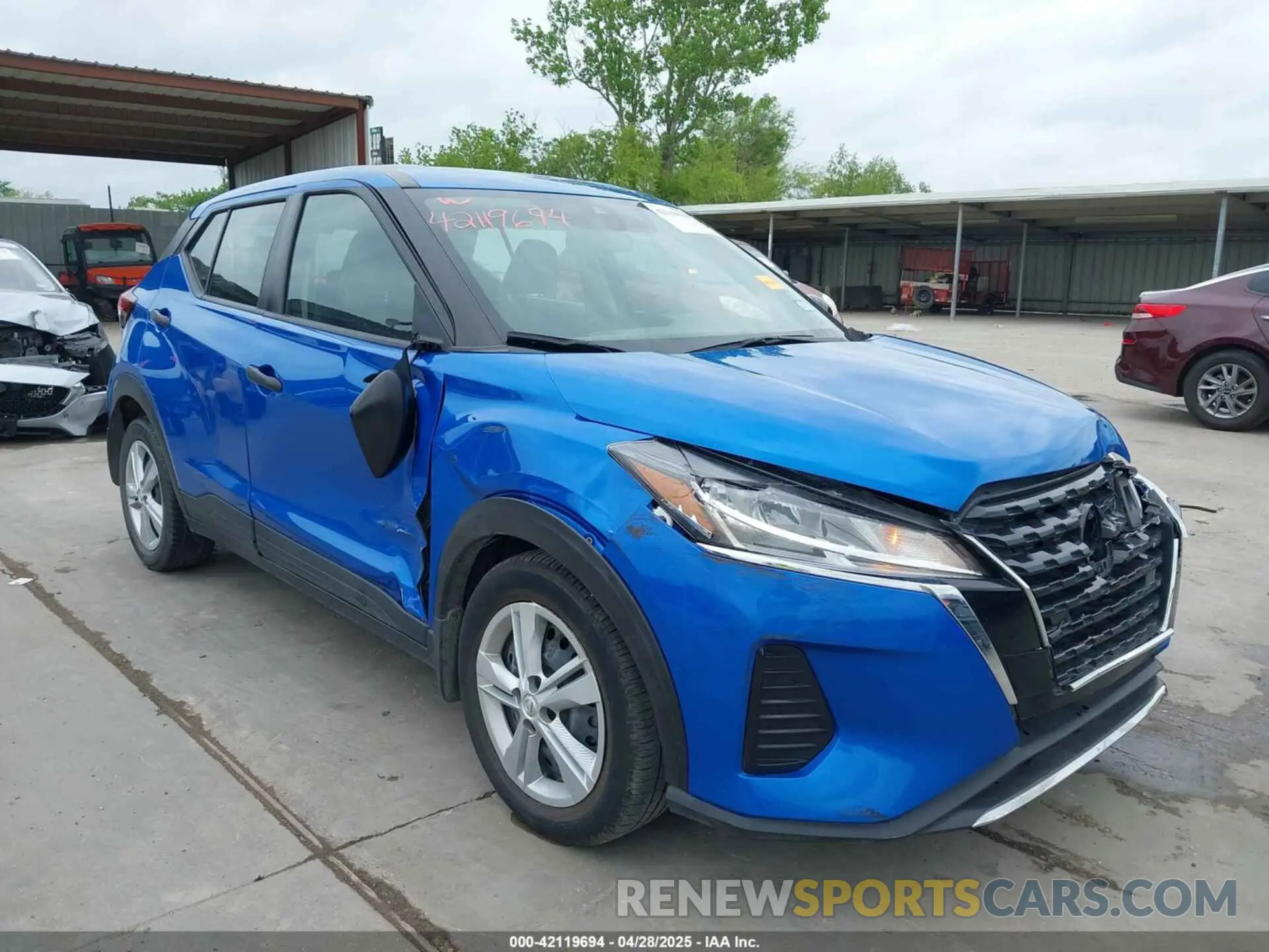 1 Photograph of a damaged car 3N1CP5BVXNL498249 NISSAN KICKS 2022