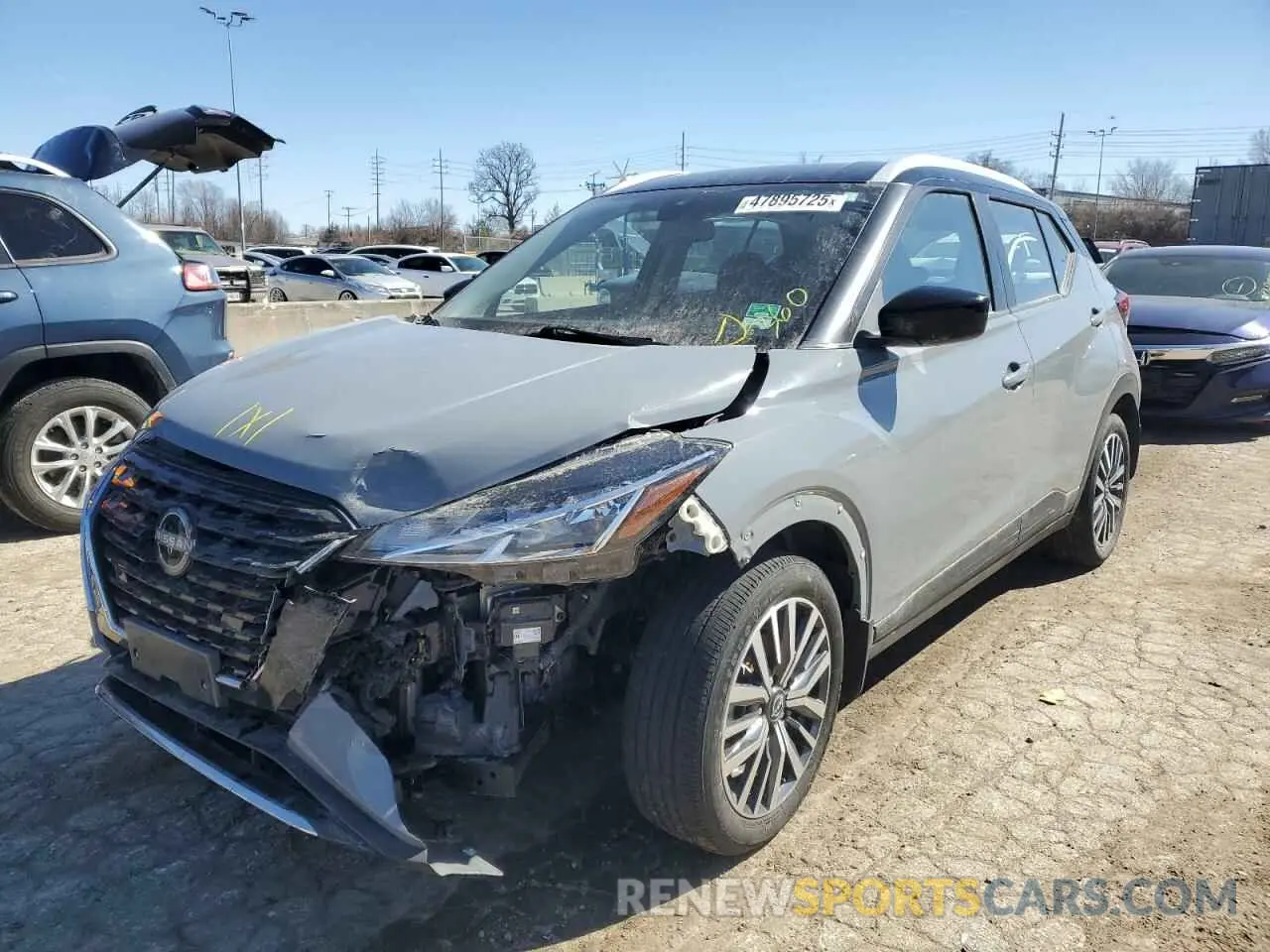 1 Photograph of a damaged car 3N1CP5CV0NL497044 NISSAN KICKS 2022