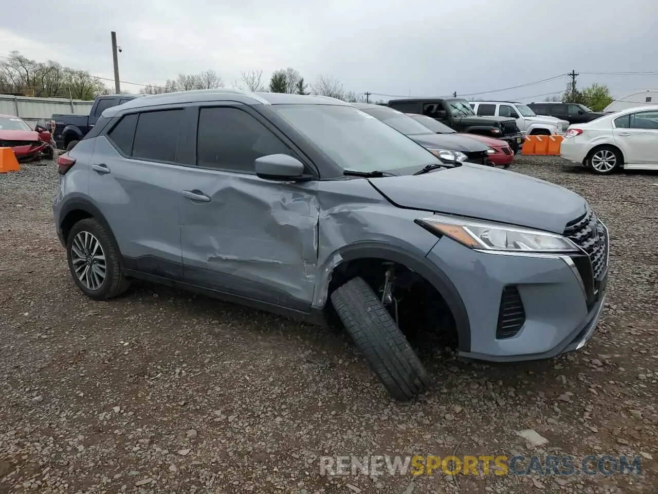 4 Photograph of a damaged car 3N1CP5CV0NL507037 NISSAN KICKS 2022