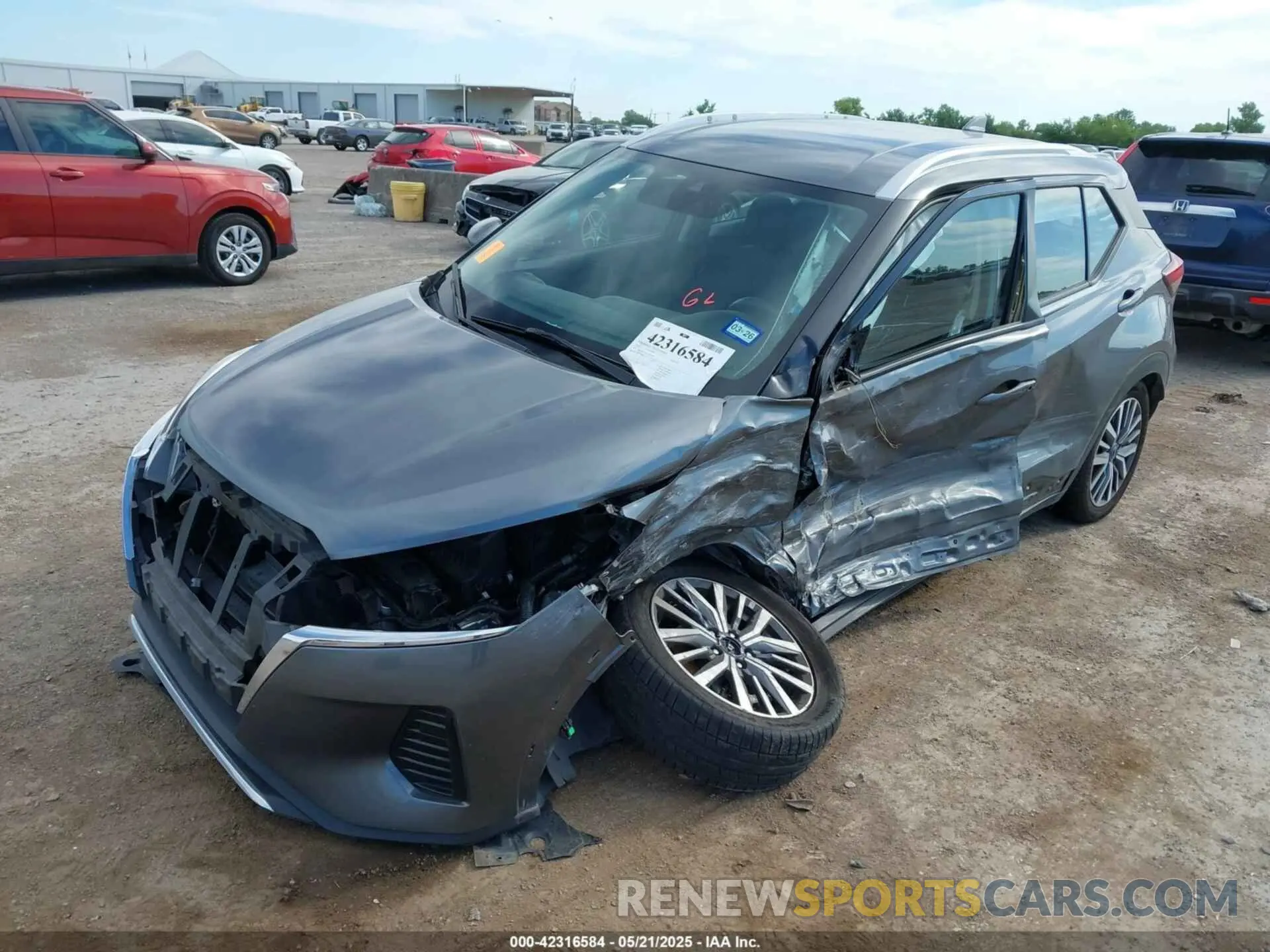 6 Photograph of a damaged car 3N1CP5CV1NL522243 NISSAN KICKS 2022