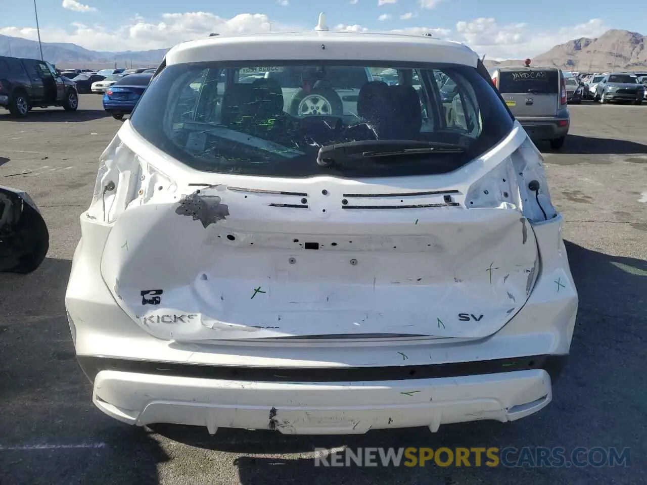 6 Photograph of a damaged car 3N1CP5CV3NL493876 NISSAN KICKS 2022