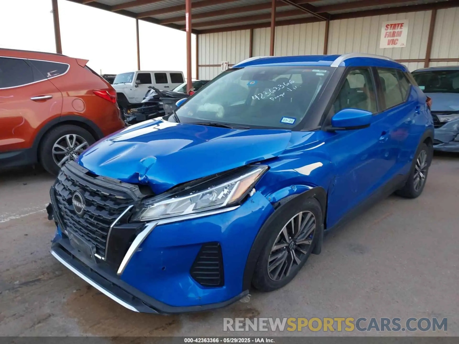 6 Photograph of a damaged car 3N1CP5CV4NL499699 NISSAN KICKS 2022