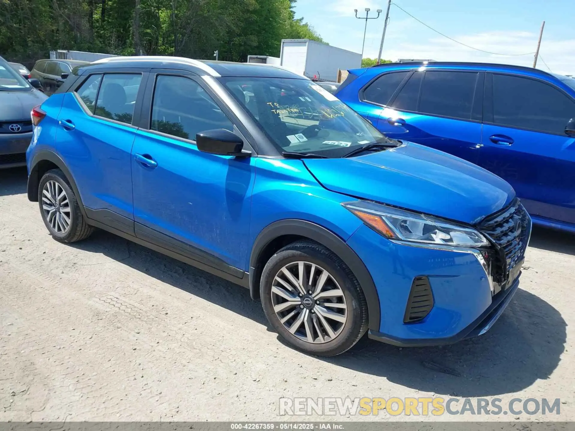 1 Photograph of a damaged car 3N1CP5CV4NL531261 NISSAN KICKS 2022