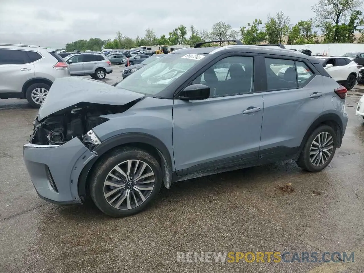 1 Photograph of a damaged car 3N1CP5CV5NL498058 NISSAN KICKS 2022