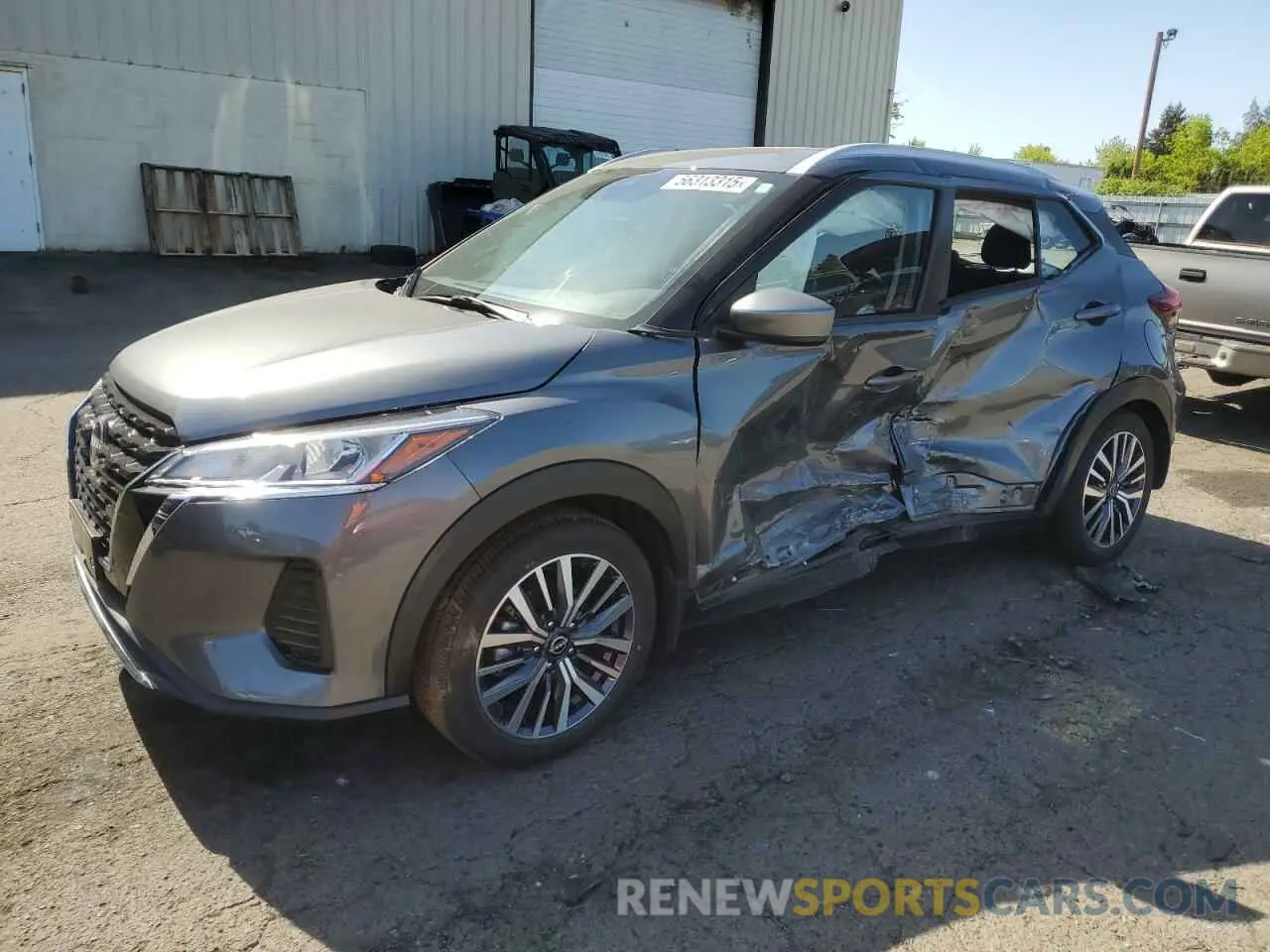 1 Photograph of a damaged car 3N1CP5CV6NL482502 NISSAN KICKS 2022