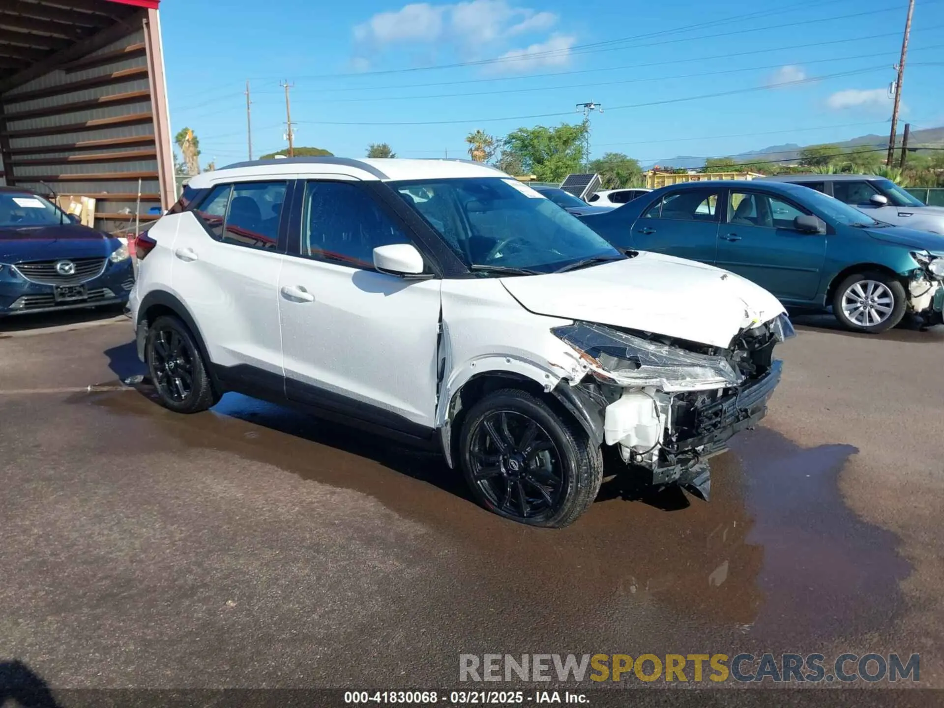 1 Photograph of a damaged car 3N1CP5CV6NL509584 NISSAN KICKS 2022