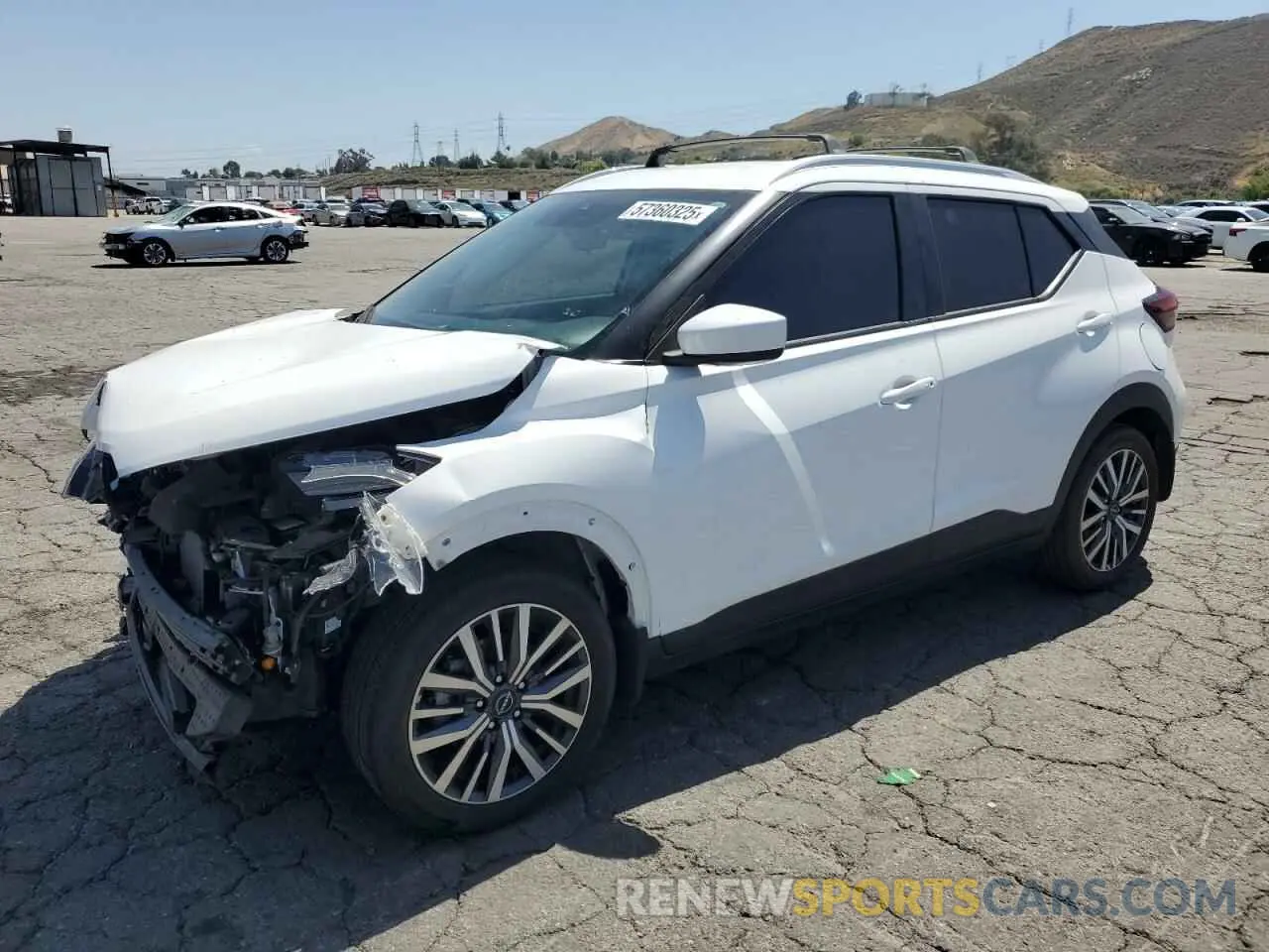 1 Photograph of a damaged car 3N1CP5CV6NL514123 NISSAN KICKS 2022