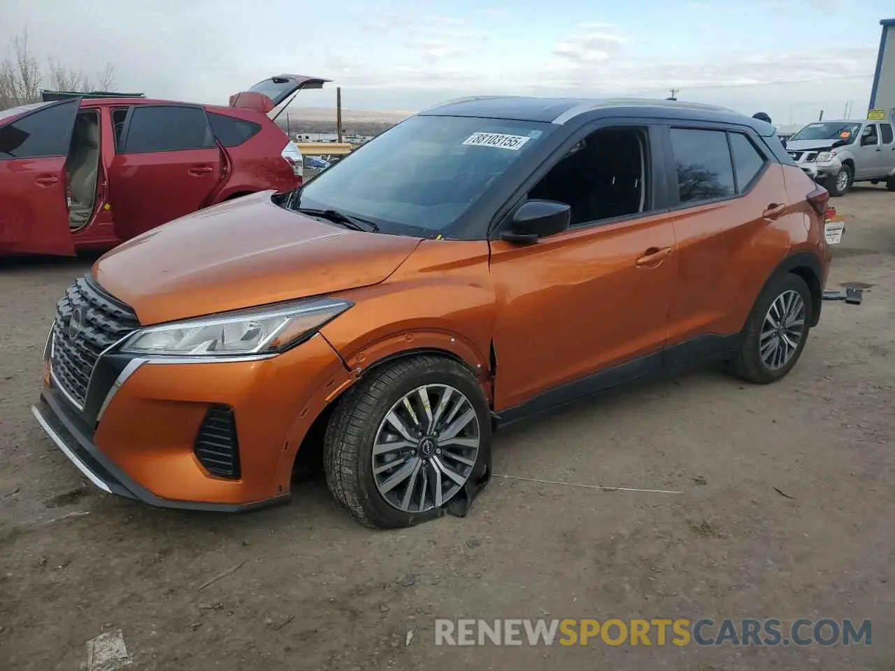 1 Photograph of a damaged car 3N1CP5CV7NL501655 NISSAN KICKS 2022