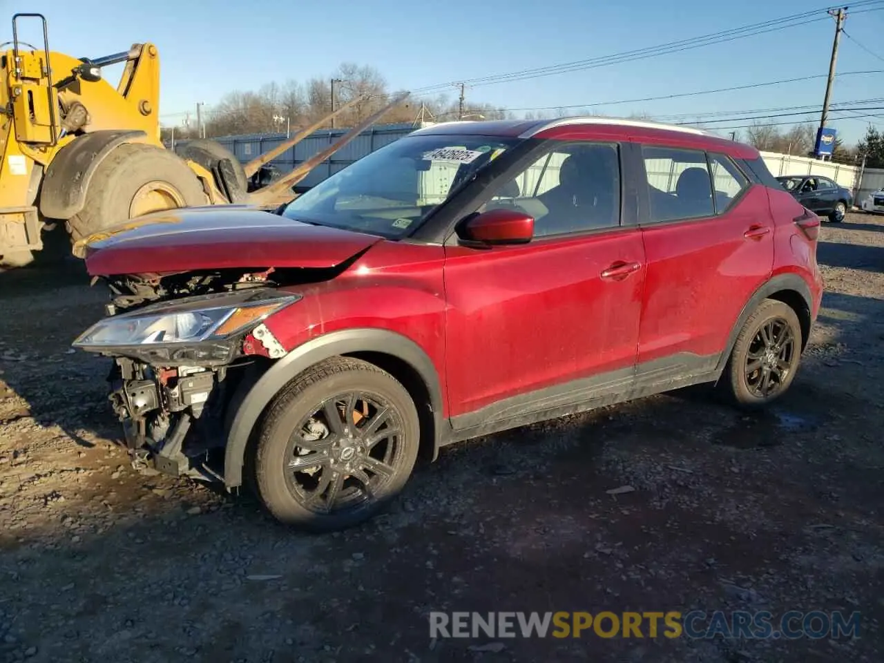 1 Photograph of a damaged car 3N1CP5CV8NL494313 NISSAN KICKS 2022
