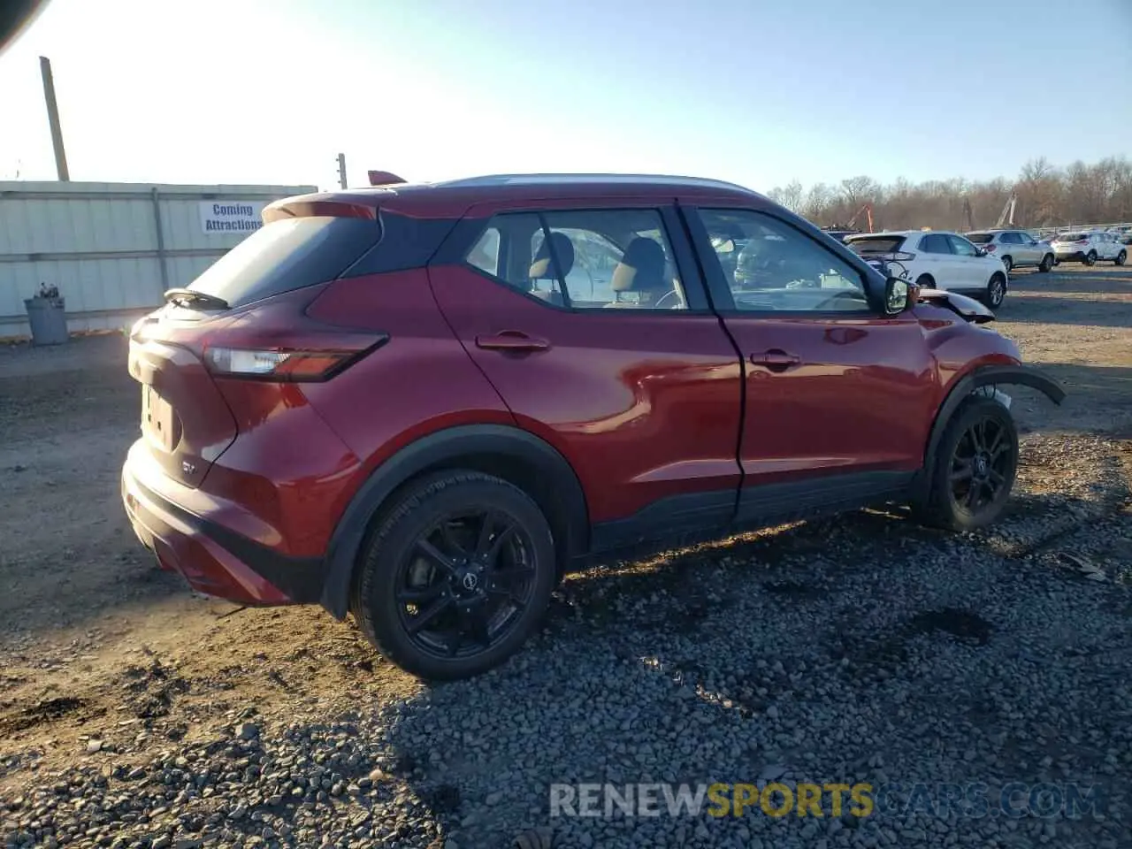 3 Photograph of a damaged car 3N1CP5CV8NL494313 NISSAN KICKS 2022