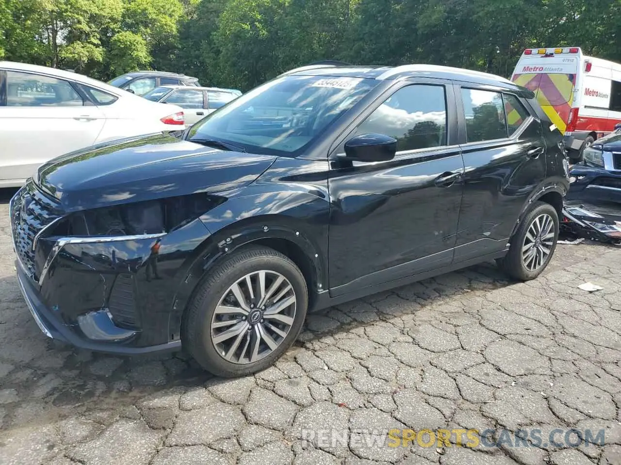 1 Photograph of a damaged car 3N1CP5CV8NL516116 NISSAN KICKS 2022