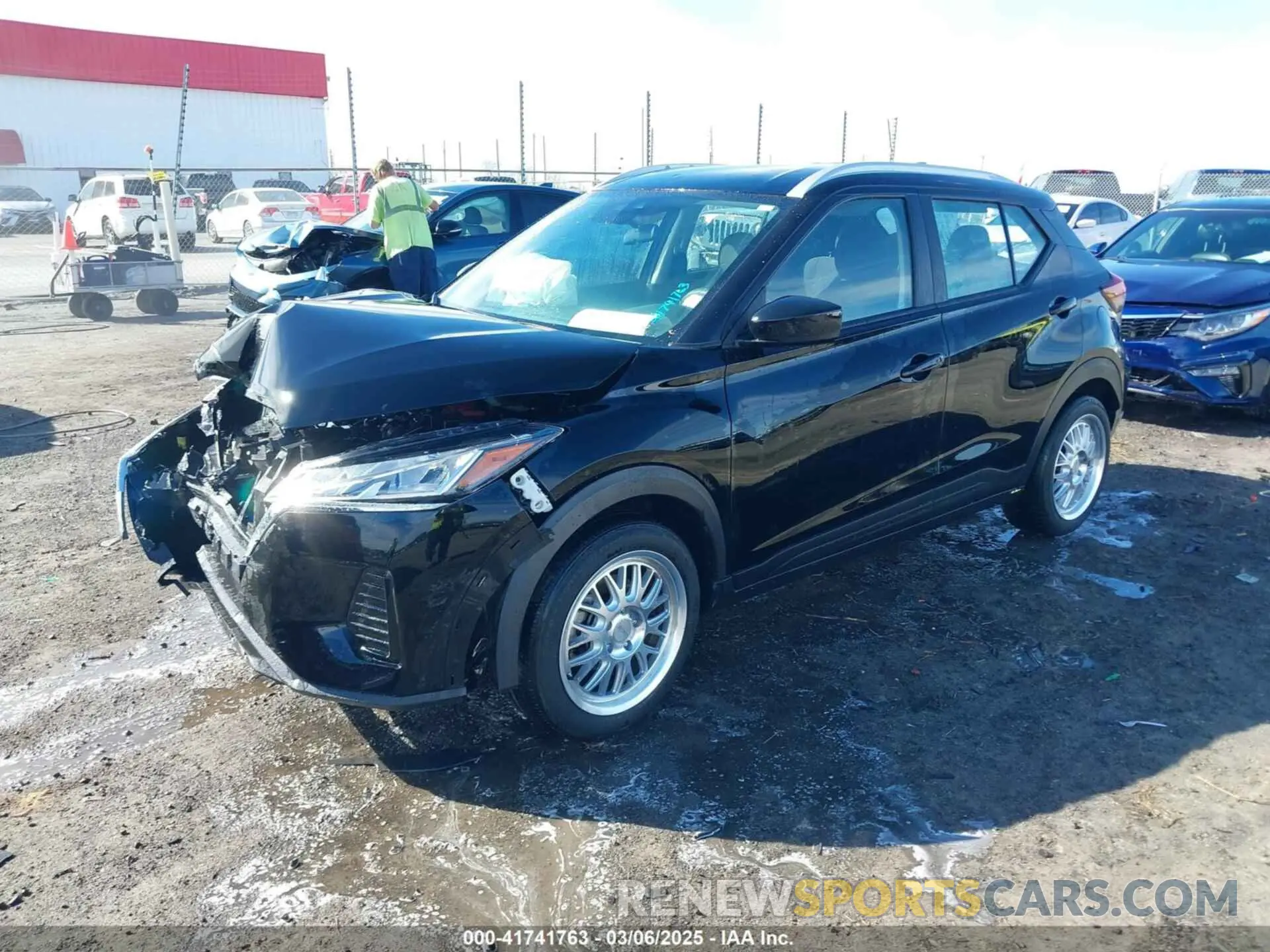 2 Photograph of a damaged car 3N1CP5CV8NL522689 NISSAN KICKS 2022