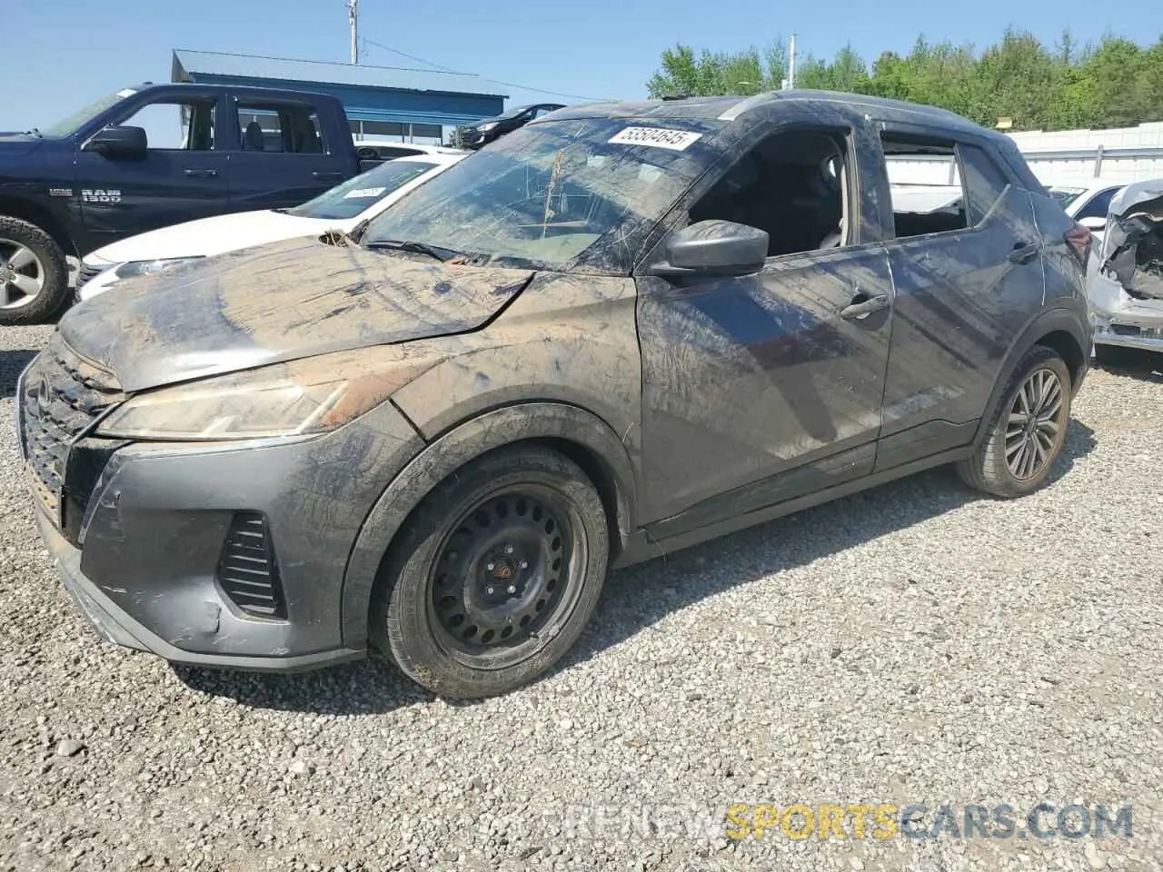 1 Photograph of a damaged car 3N1CP5CV8NL524037 NISSAN KICKS 2022