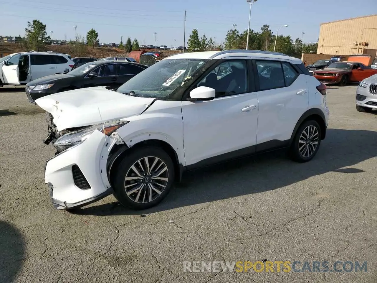 1 Photograph of a damaged car 3N1CP5CV9NL492862 NISSAN KICKS 2022