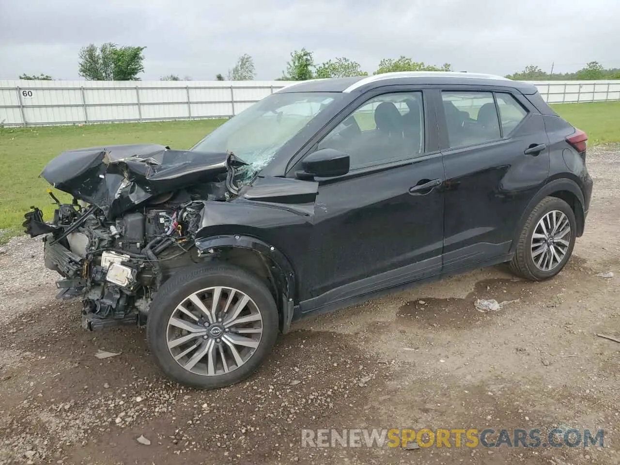 1 Photograph of a damaged car 3N1CP5CVXNL496080 NISSAN KICKS 2022