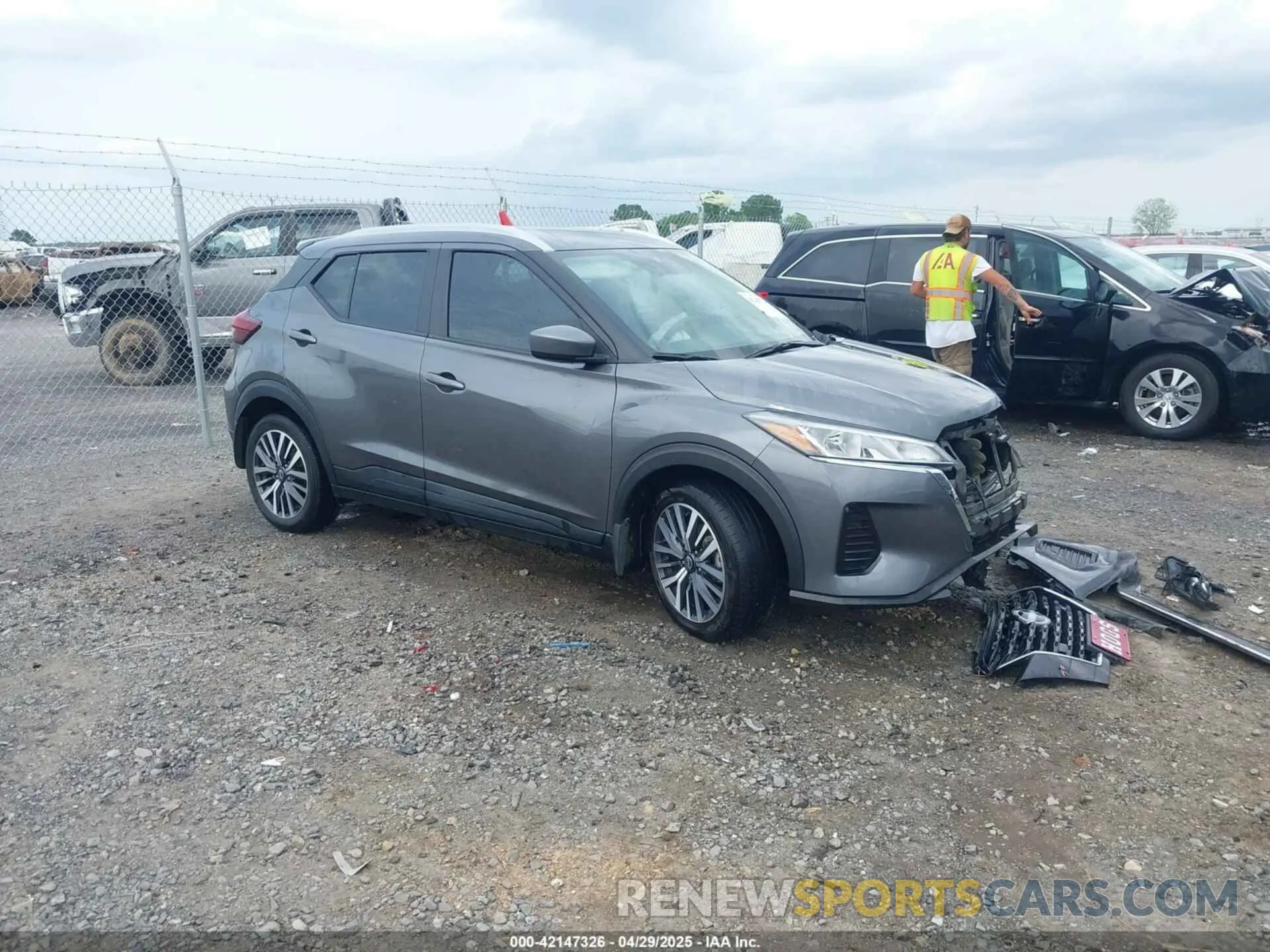 1 Photograph of a damaged car 3N1CP5CVXNL510978 NISSAN KICKS 2022