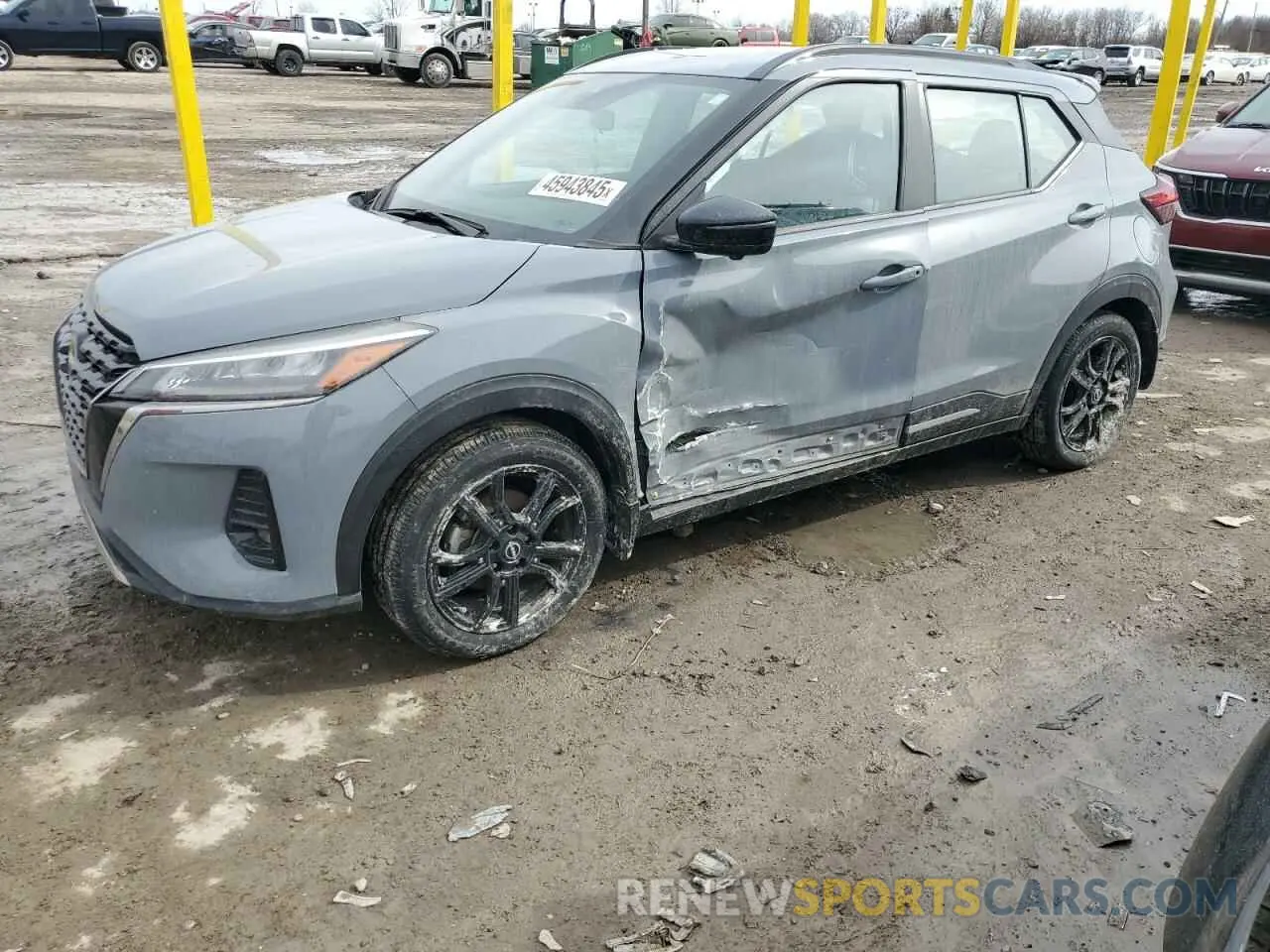1 Photograph of a damaged car 3N1CP5DV1NL505568 NISSAN KICKS 2022