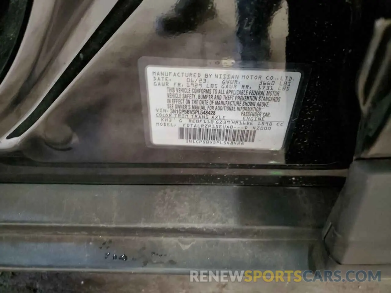 12 Photograph of a damaged car 3N1CP5BV5PL548428 NISSAN KICKS 2023