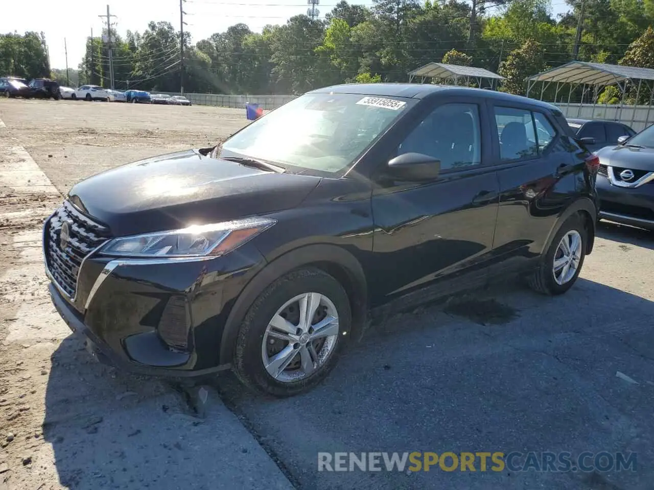 1 Photograph of a damaged car 3N1CP5BV6PL573046 NISSAN KICKS 2023
