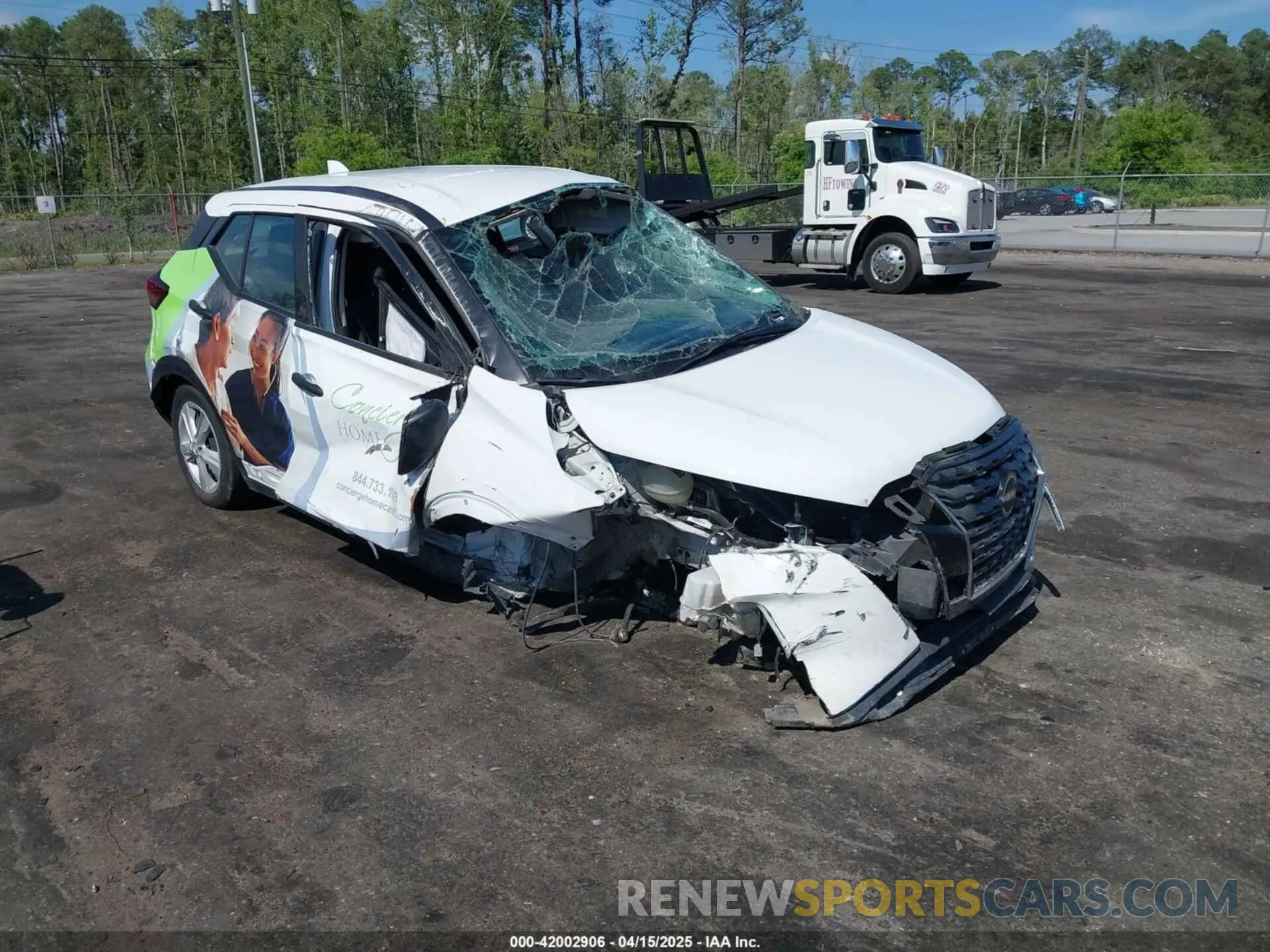 1 Photograph of a damaged car 3N1CP5BV7PL517987 NISSAN KICKS 2023