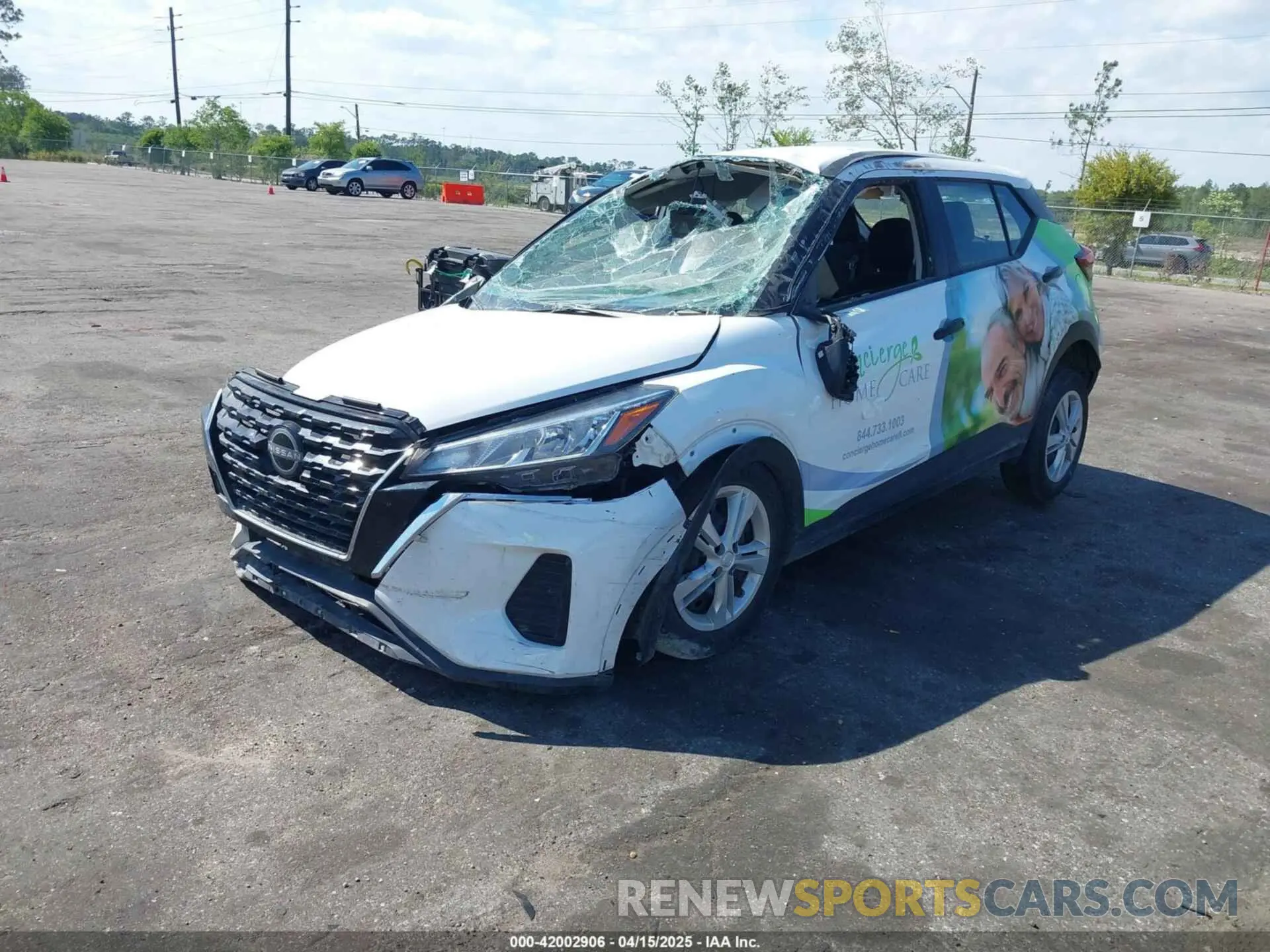 2 Photograph of a damaged car 3N1CP5BV7PL517987 NISSAN KICKS 2023