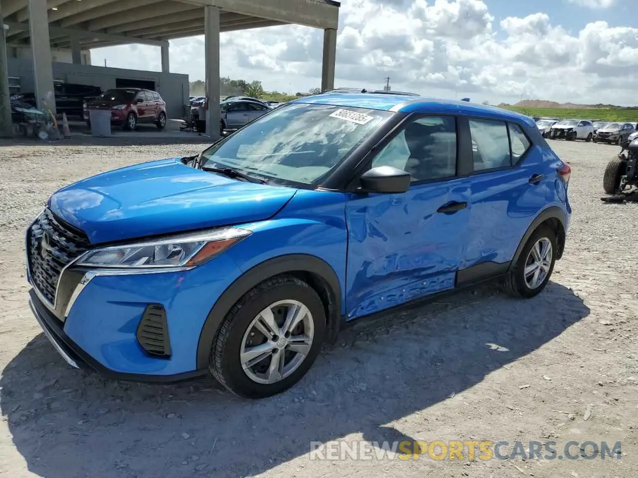 1 Photograph of a damaged car 3N1CP5BV9PL546665 NISSAN KICKS 2023